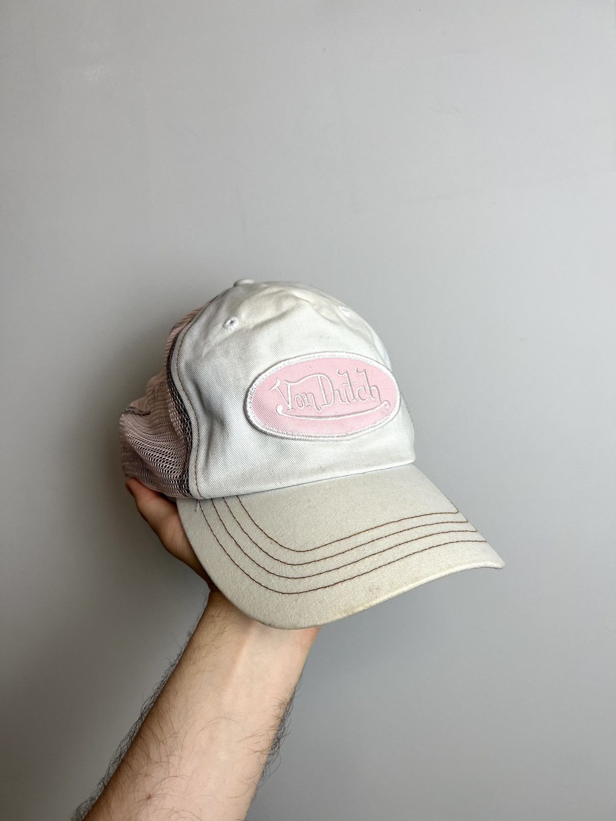 Von Dutch Rare Von Dutch Big logo Trucker Hat Y2K Drip Streetwear Size ONE SIZE - 1 Thumbnail