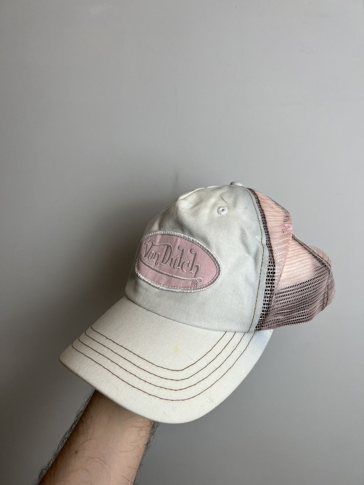 Von Dutch Rare Von Dutch Big logo Trucker Hat Y2K Drip Streetwear Size ONE SIZE - 3 Thumbnail