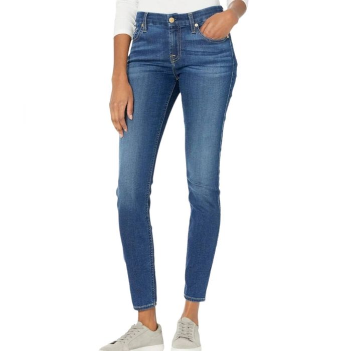 7 For All Mankind 7FAM 7 for all Mankind The Ankle Skinny Jeans 26 ...