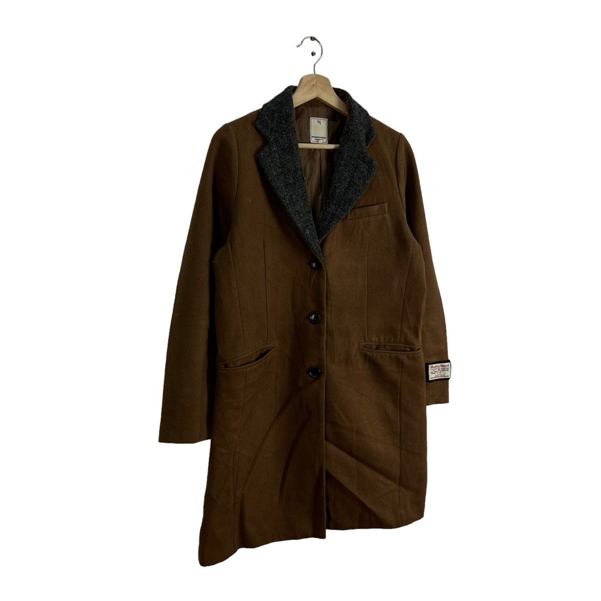 Harris Tweed VINTAGE HARRIS TWEED WOOL LONG JACKET Size US S / EU 44-46 / 1 - 4 Thumbnail