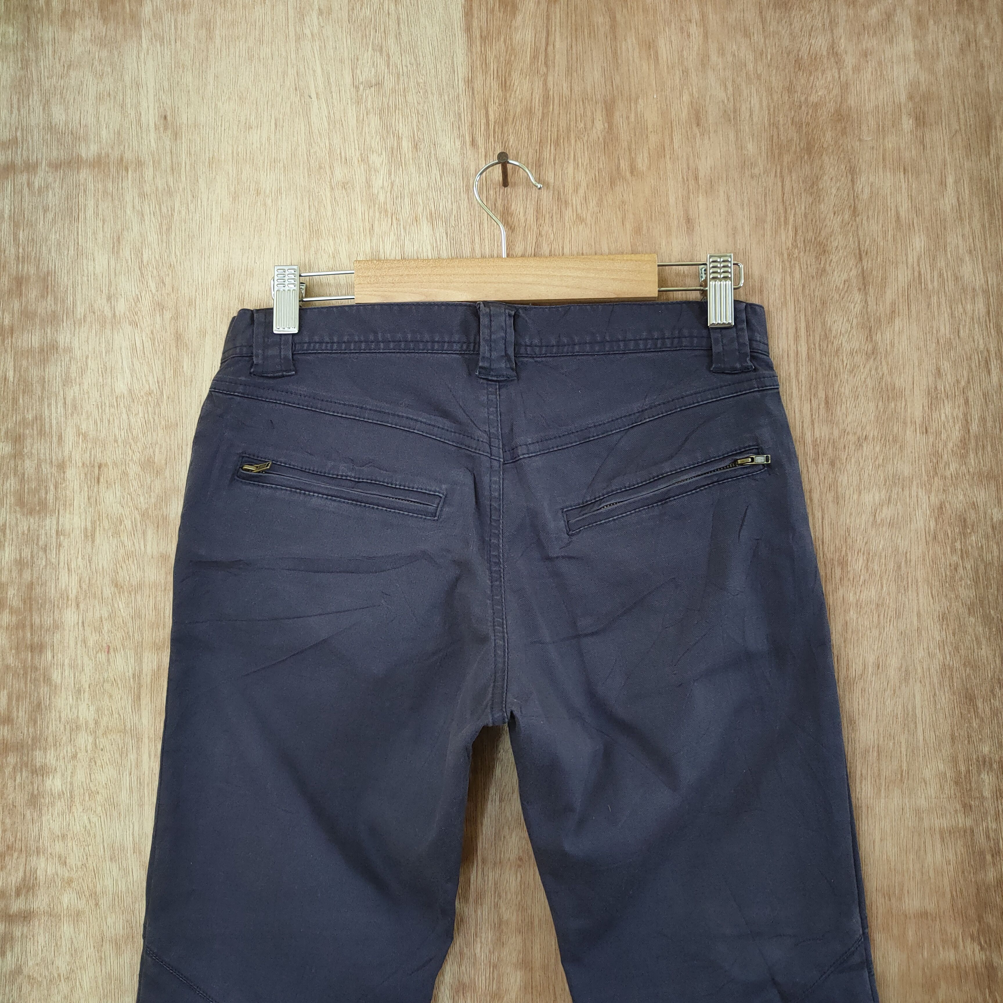Japanese Brand × Vintage SHUCA BLUE BLACK VINTAGE CARGO PANTS/ ZIPPER OPEN LEG Size US 26 / EU 42 - 7 Thumbnail