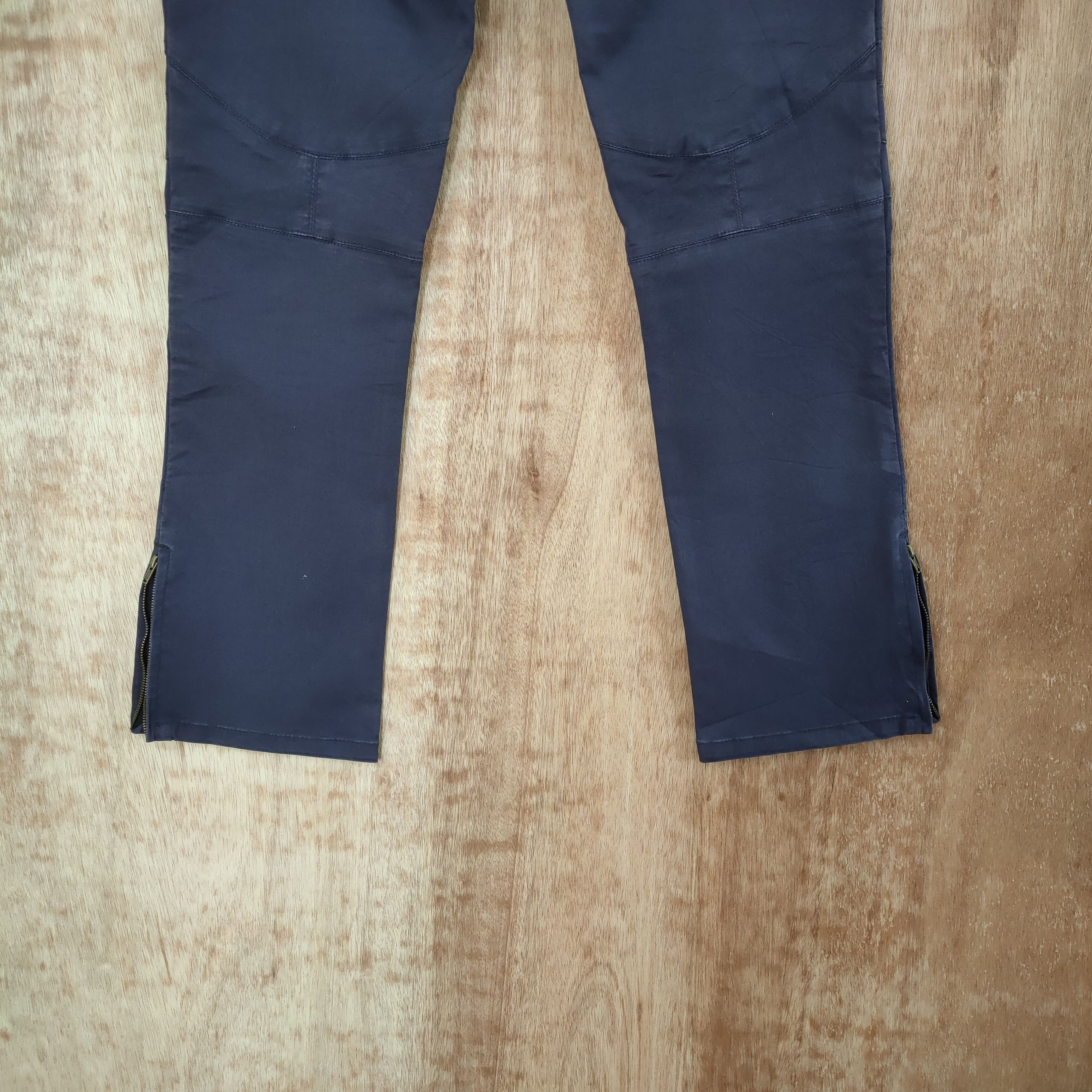 Japanese Brand × Vintage SHUCA BLUE BLACK VINTAGE CARGO PANTS/ ZIPPER OPEN LEG Size US 26 / EU 42 - 9 Thumbnail