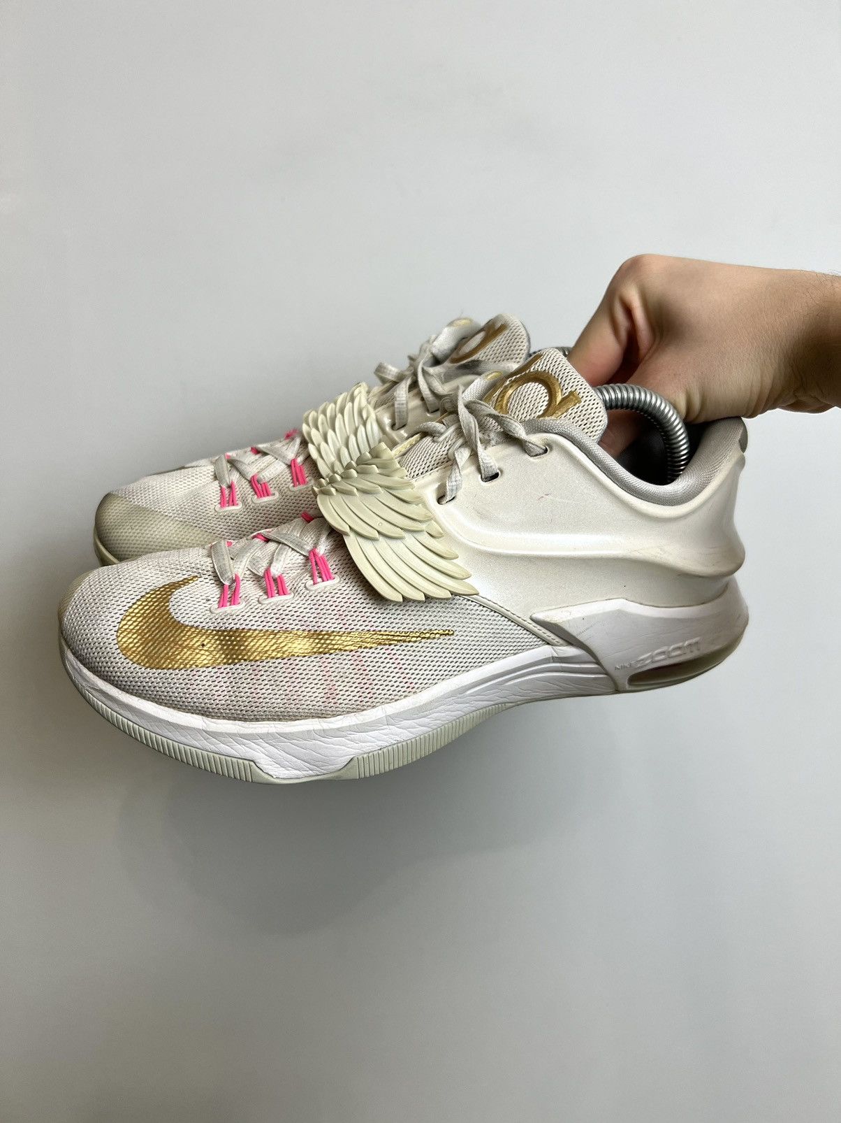 image of Kd 7 Premium Aunt Pearl Low Basketball Sneakers 8Us Nba in Black, Men's