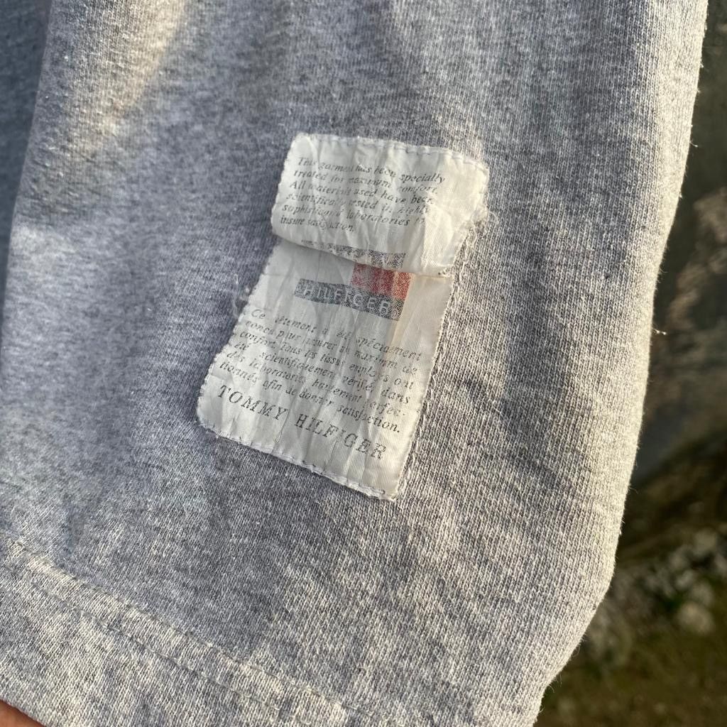 Other 🔥Vintage 90s Tommy Hilfiger Big Logo Oversized Tee🔥 Size US XXL / EU 58 / 5 - 4 Thumbnail