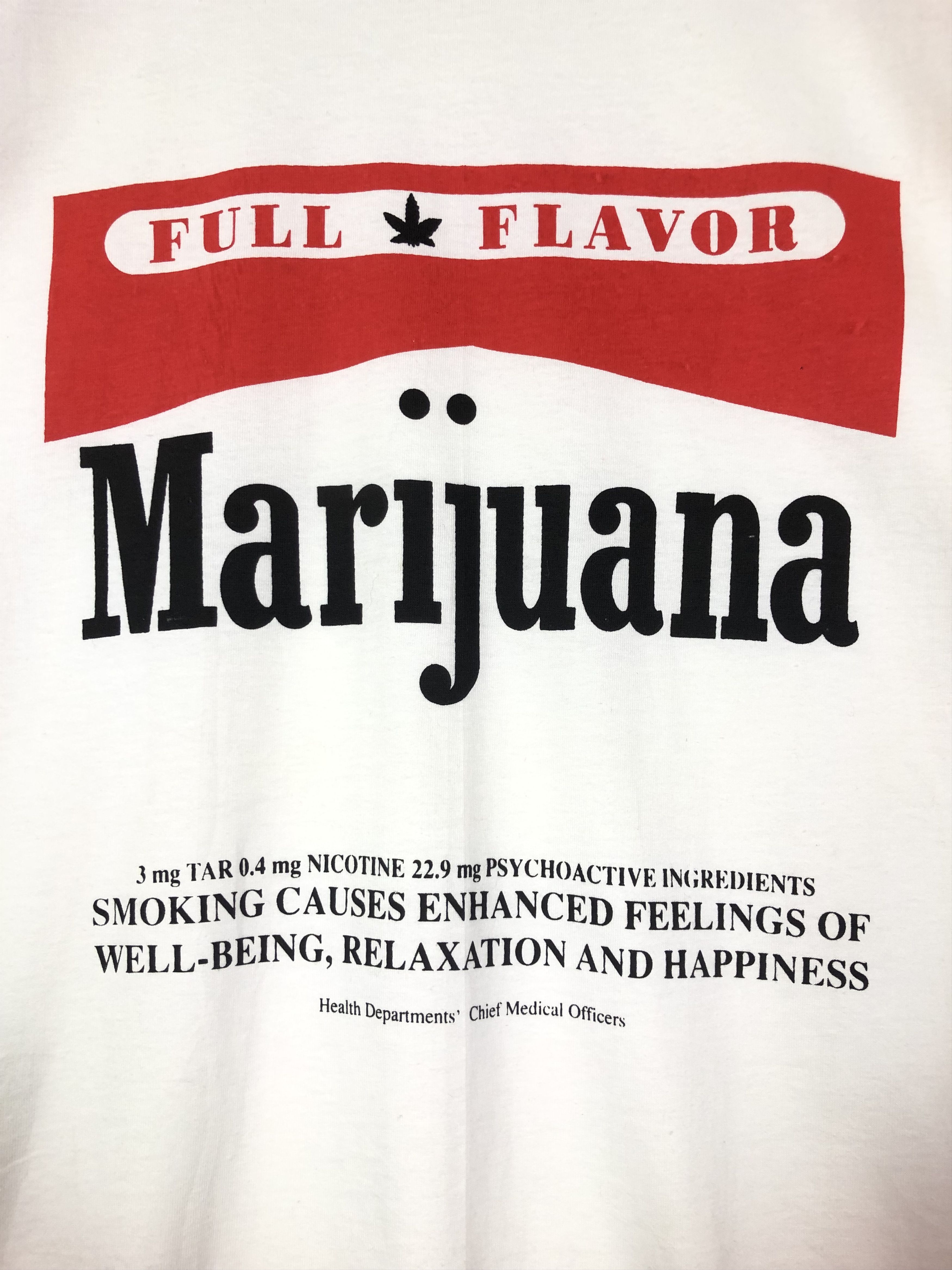 Marlboro RARE🔥KNOCK OUT MARIJUANA MARLBORO STUSSY PARODY TEE Size US L / EU 52-54 / 3 - 4 Thumbnail