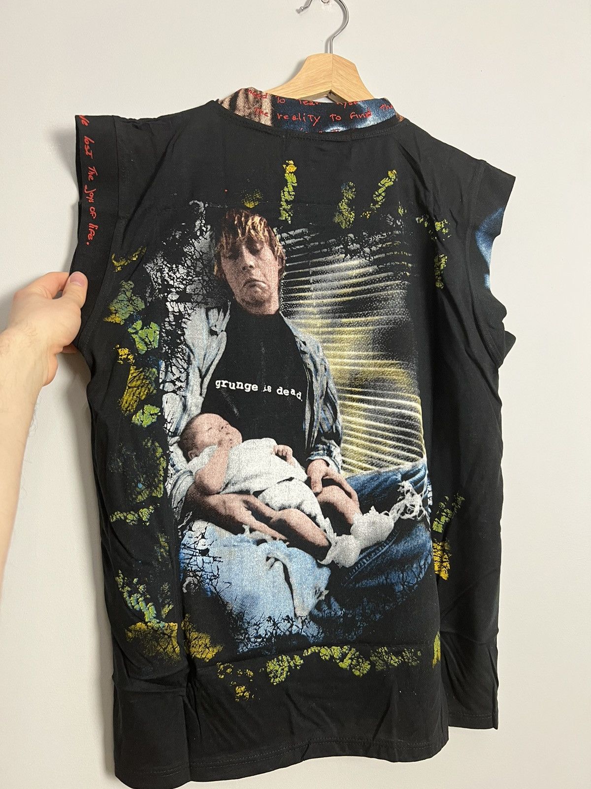 Band Tees Rare 90s Vintage Nirvana - Kurt Cobain Sleevless T-Shirt Size US L / EU 52-54 / 3 - 2 Thumbnail