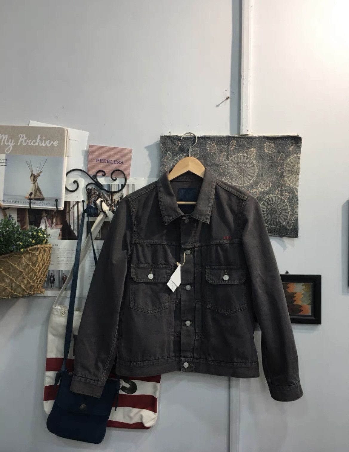 Visvim visvim 18ss 101 jkt ict damaged star | Grailed