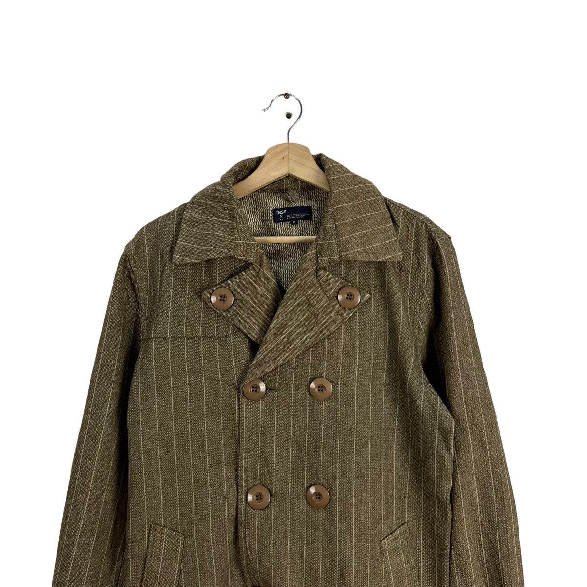 Japanese Brand VINTAGE STRIPED JACKET BONDAGE TESS INSPIRED ISSEY MIYAKE Size US M / EU 48-50 / 2 - 3 Thumbnail