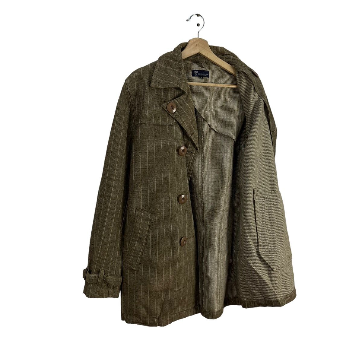 Japanese Brand VINTAGE STRIPED JACKET BONDAGE TESS INSPIRED ISSEY MIYAKE Size US M / EU 48-50 / 2 - 13 Thumbnail