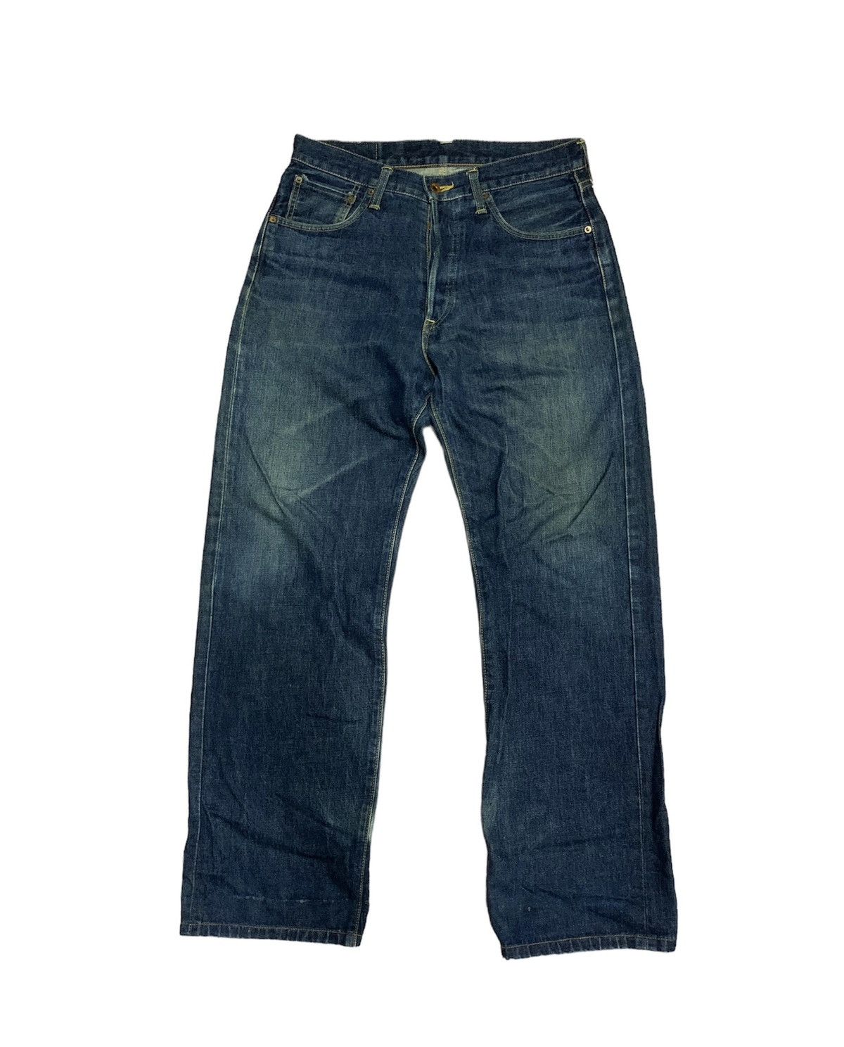 Edwin × Japanese Brand VINTAGE EDWIN 505X REDLINE SELVAGE Size US 31 - 1 Thumbnail