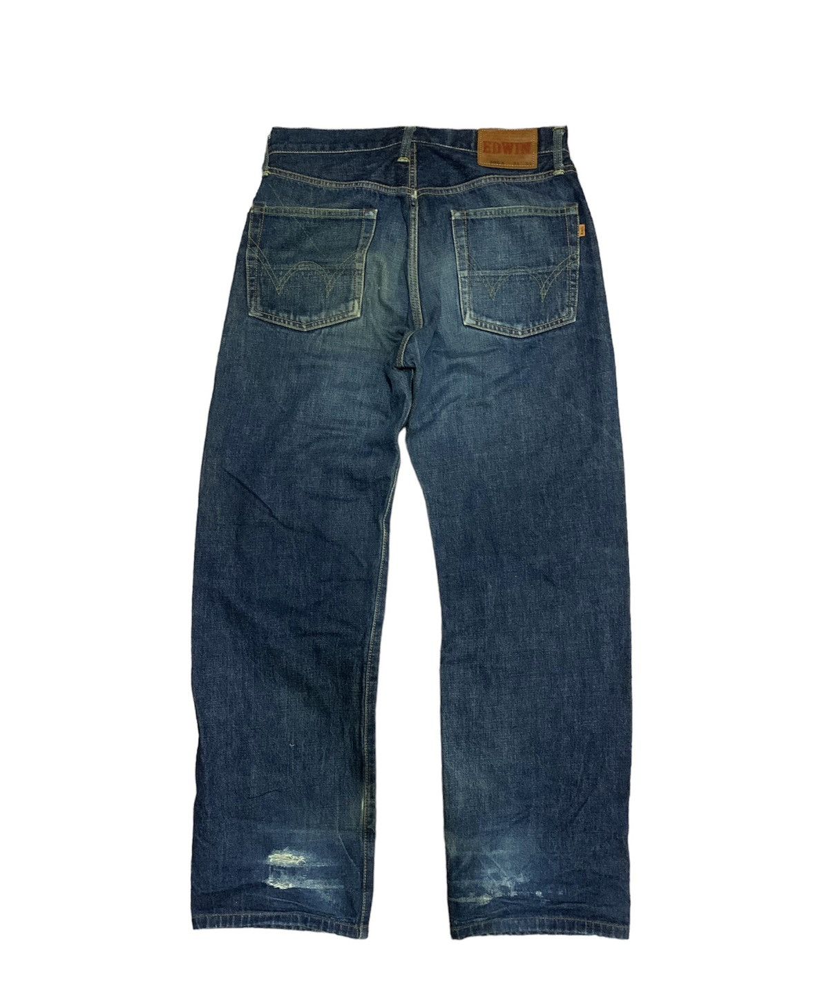 Edwin × Japanese Brand VINTAGE EDWIN 505X REDLINE SELVAGE Size US 31 - 2 Thumbnail