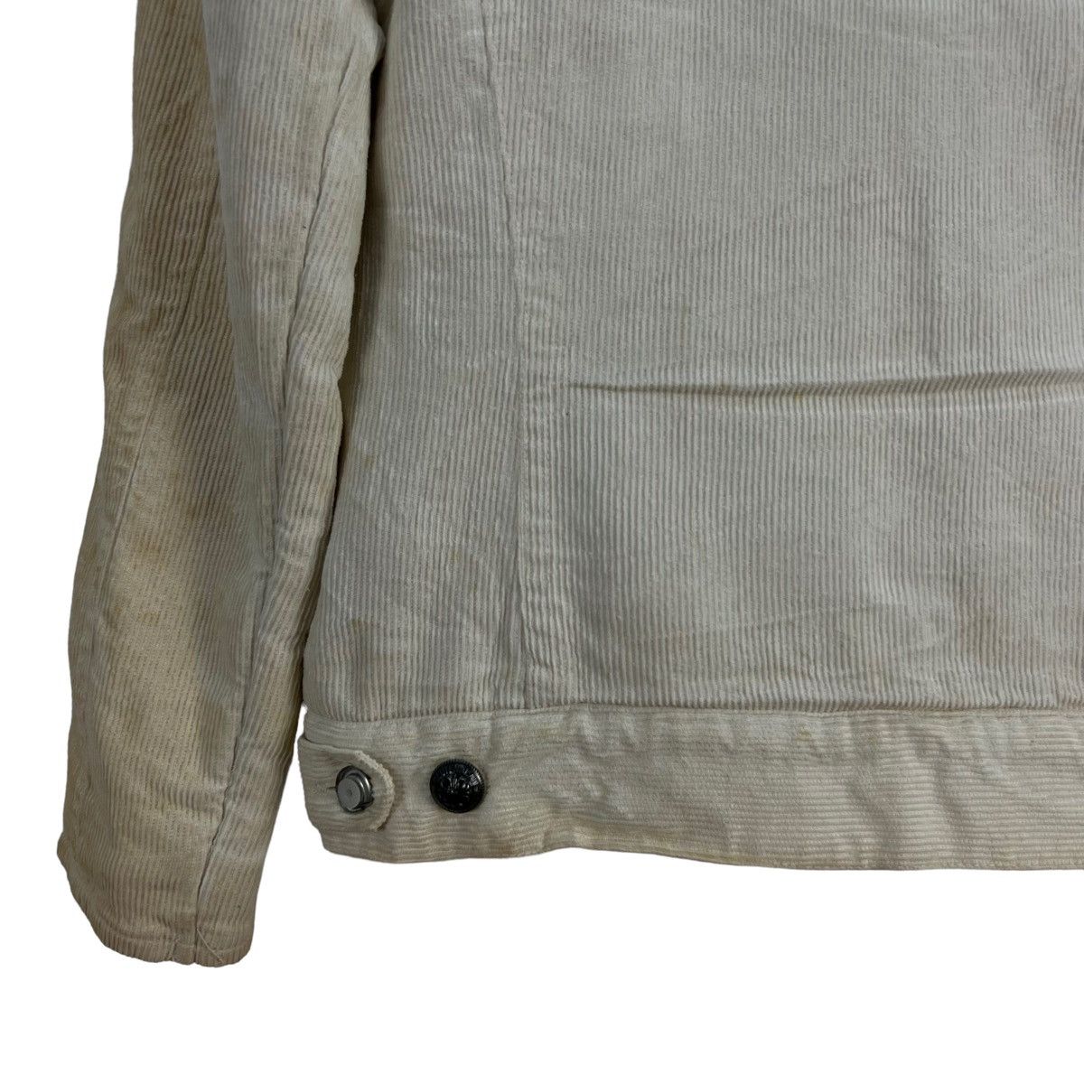 Japanese Brand VINTAGE TRUCKER BUTTON JACKET BLUTENBLATT SHERPA LINING Size US M / EU 48-50 / 2 - 9 Thumbnail