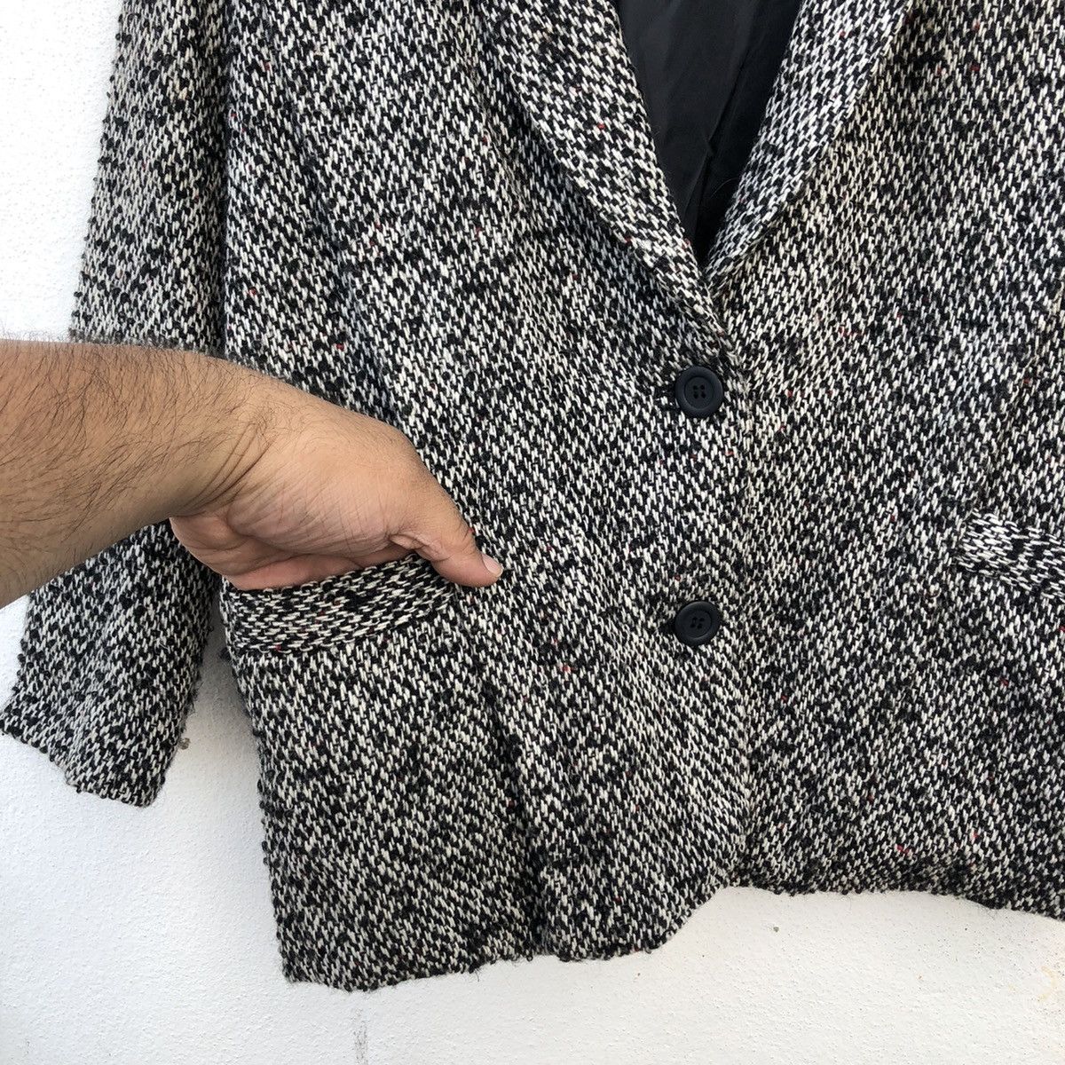 Japanese Brand ISSEY MIYAKE INSPIRED DESIGN PANHARD ELEGANCE BUTTON JACKET Size US M / EU 48-50 / 2 - 7 Thumbnail