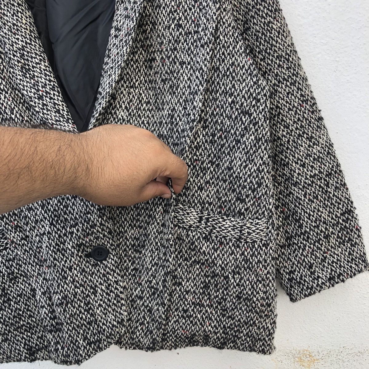 Japanese Brand ISSEY MIYAKE INSPIRED DESIGN PANHARD ELEGANCE BUTTON JACKET Size US M / EU 48-50 / 2 - 8 Thumbnail
