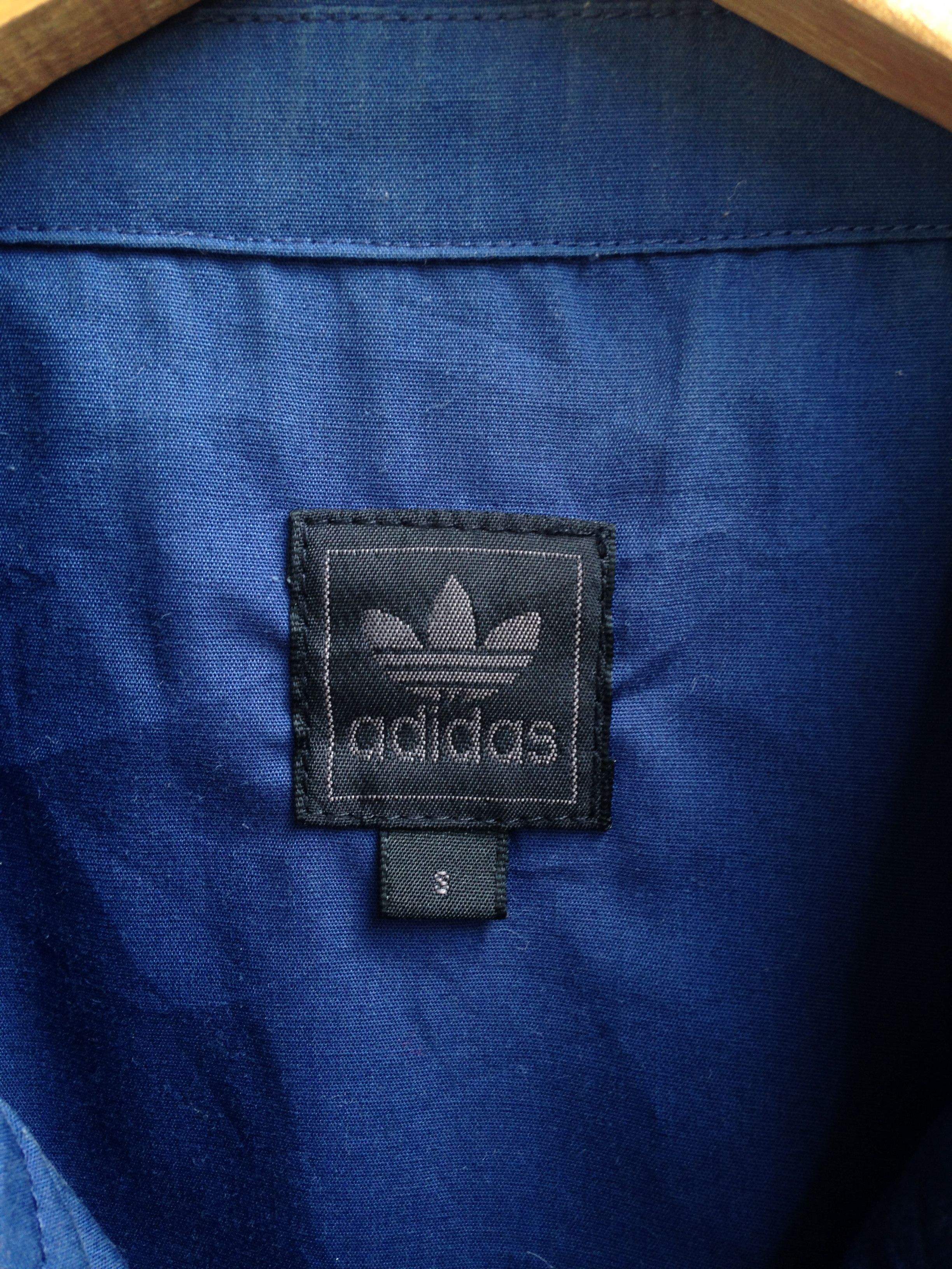 Adidas Adidas Monogram Embroidered Logo Pleat Shirt Size US S / EU 44-46 / 1 - 7 Thumbnail