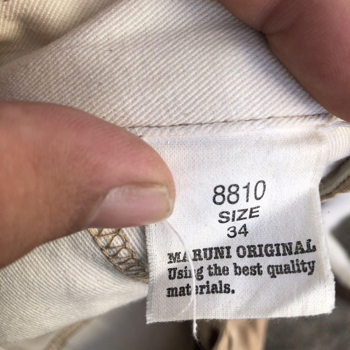 Japanese Brand CASUAL KHAKIS MARUNI ORIGINAL MADE IN JAPAN Size US 35 - 10 Thumbnail