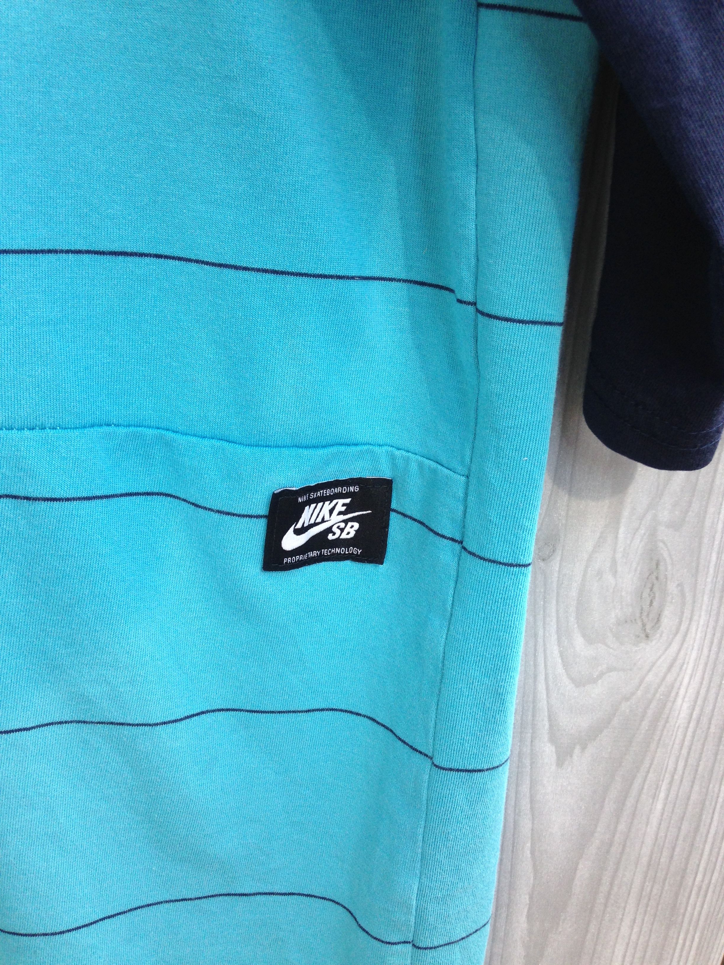 Nike Nike SB Blue 3 Quarter Shirt Size US XL / EU 56 / 4 - 6 Thumbnail