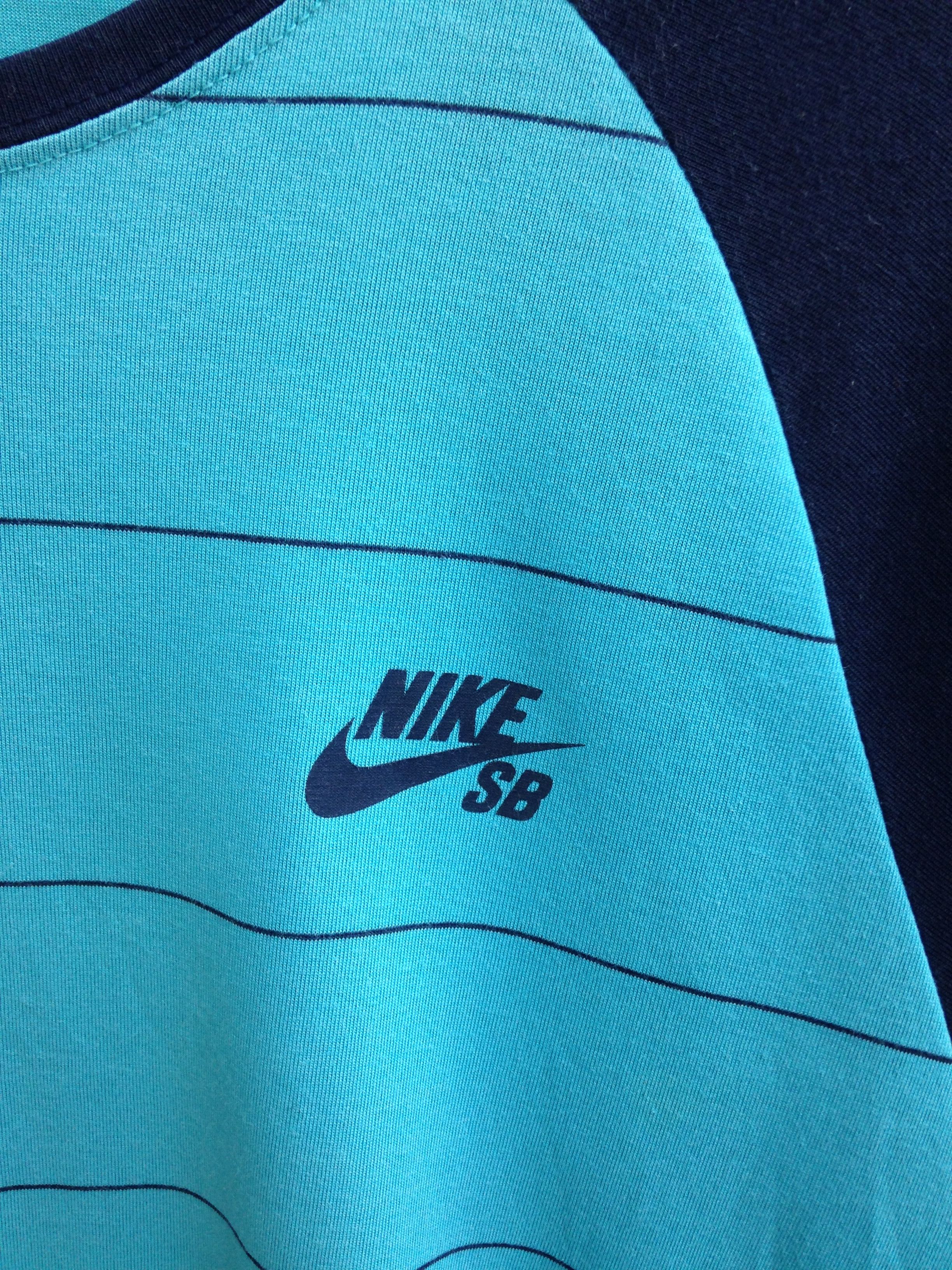 Nike Nike SB Blue 3 Quarter Shirt Size US XL / EU 56 / 4 - 3 Thumbnail