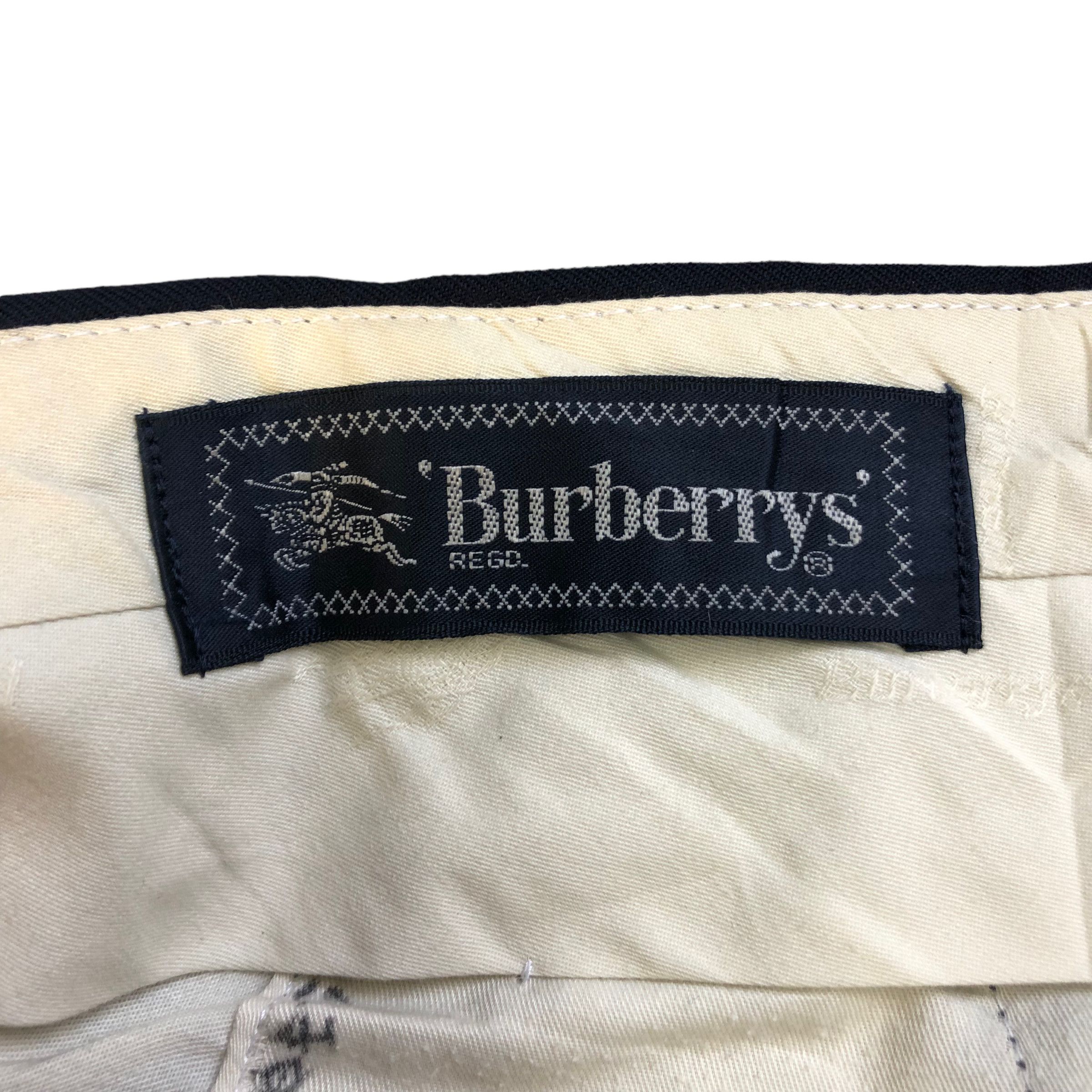 Burberry BURBERRYS' WOOL TROUSERS / PANTS #7037-106 Size US 31 - 6 Thumbnail