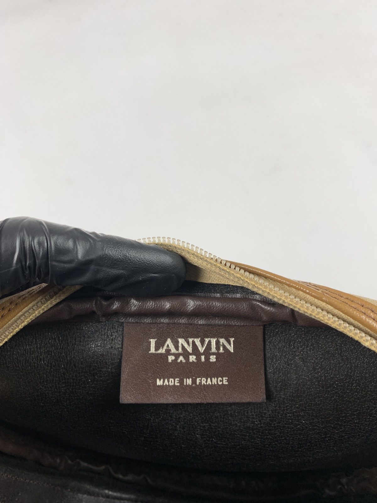 Lanvin Vintage Lanvin Paris Shoulder Crossbody Bag Made in France Size ONE SIZE - 15 Thumbnail