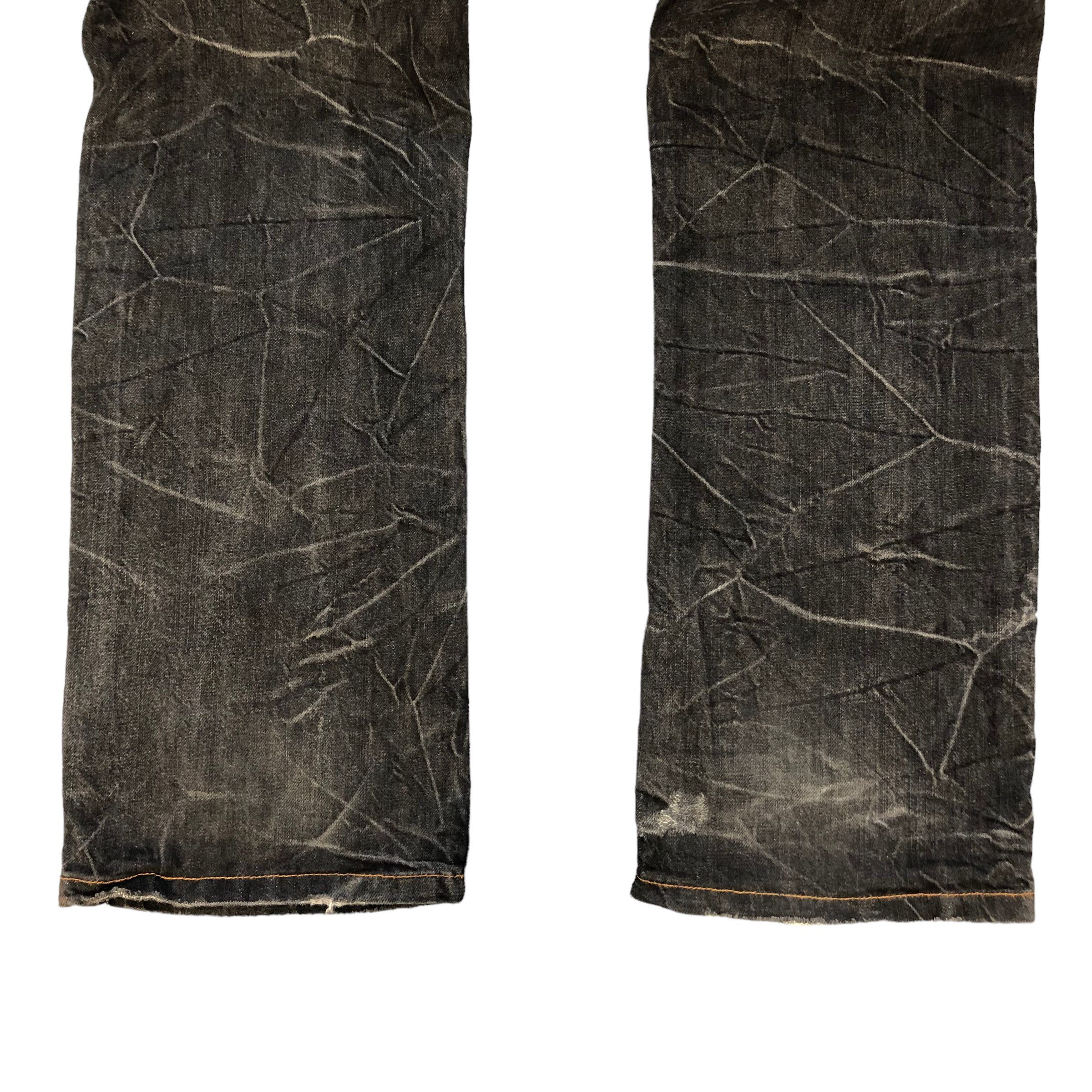 Japanese Brand SICK🔥VINTAGE DOUBLE WAIST DENIM PANTS Size US 33 - 15 Thumbnail