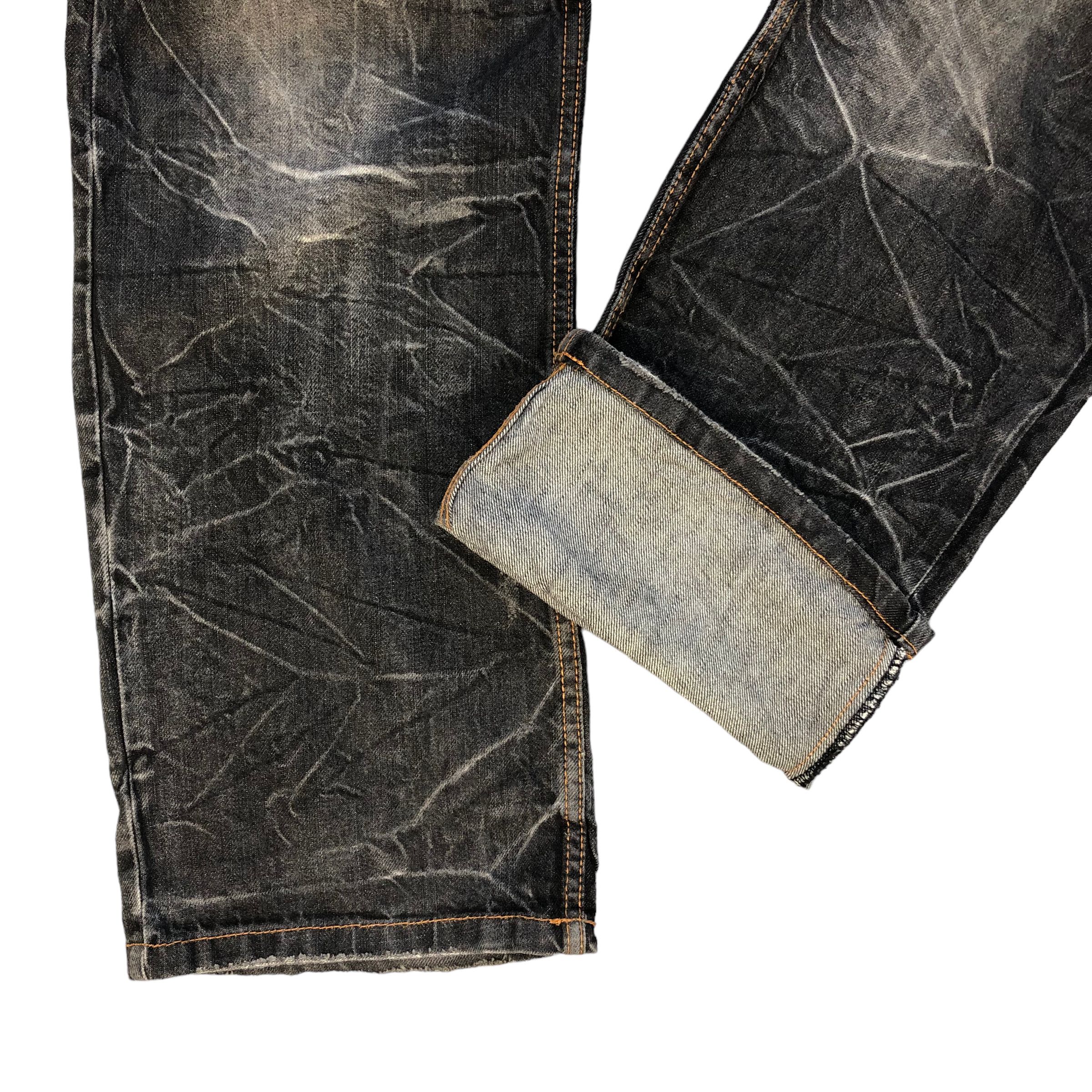 Japanese Brand SICK🔥VINTAGE DOUBLE WAIST DENIM PANTS Size US 33 - 7 Thumbnail