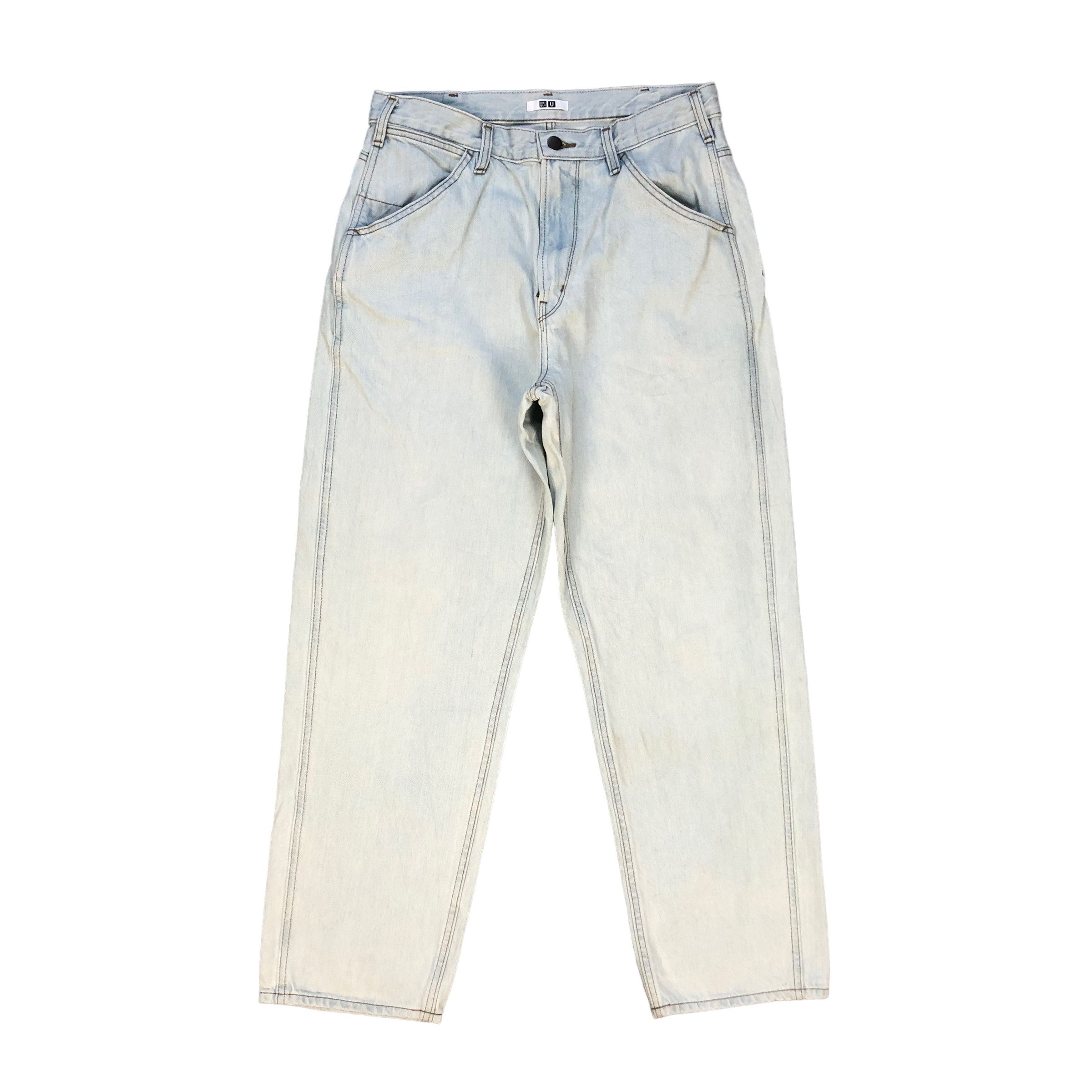 Image of Lemaire x Uniqlo Light Wash Denim Pants 7046-107, Men's (Size 30)