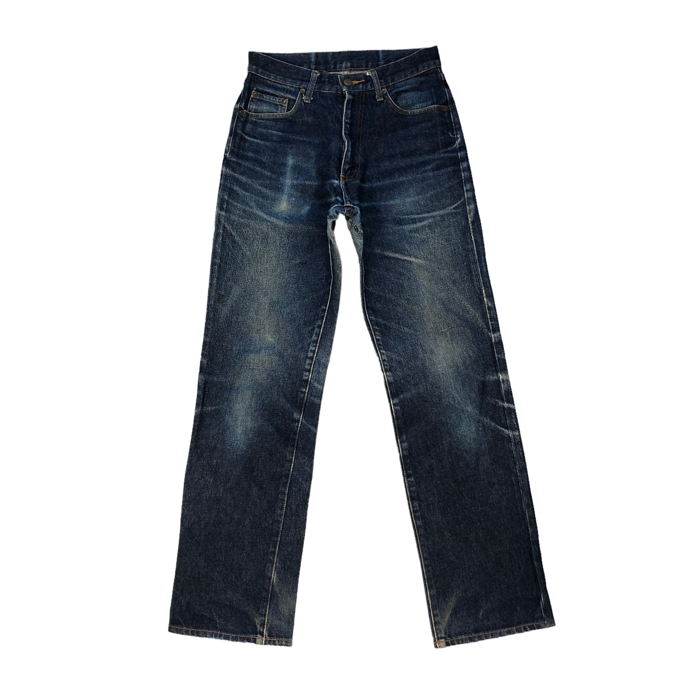 image of Vintage x Workers Polo Club Denim Pants 7048-107 in Blue Denim, Men's (Size 27)