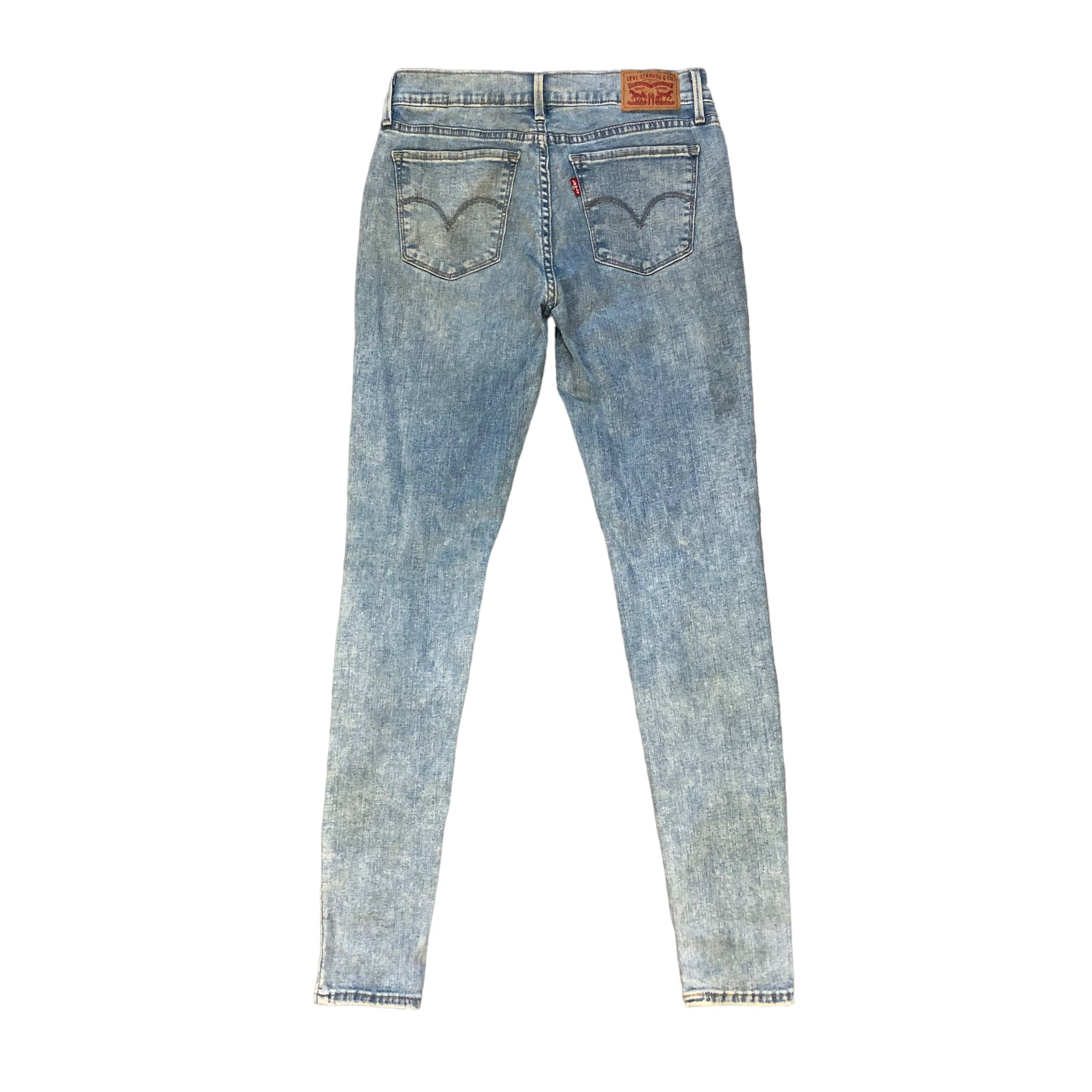 Levi's TRASHED🔥 LEVIS 710 SUPER SKINNY JEANS #7047-107 Size 26" / US 2 / IT 38 - 15 Thumbnail
