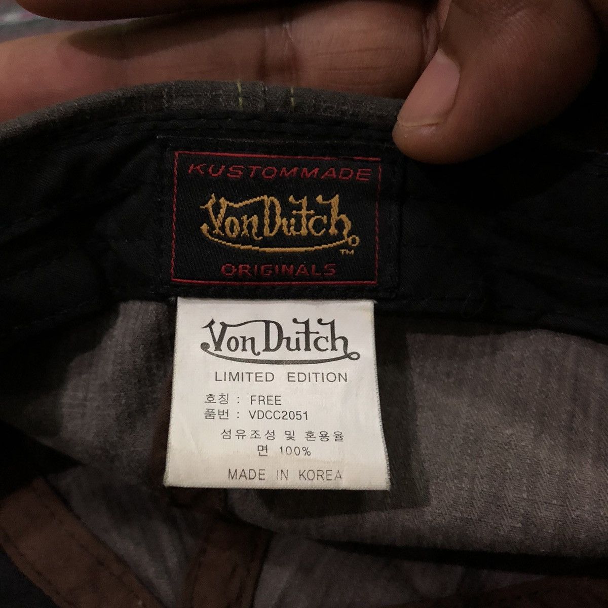Vintage Vintage Von Dutch Limited Edition Hat Size ONE SIZE - 6 Thumbnail