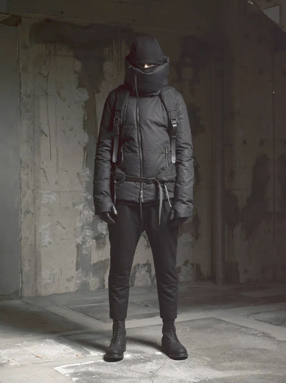 The Viridi-anne The Viridi-Anne Asymmetric Hoodie Shell Wool Down Jacket Size US M / EU 48-50 / 2 - 24 Thumbnail