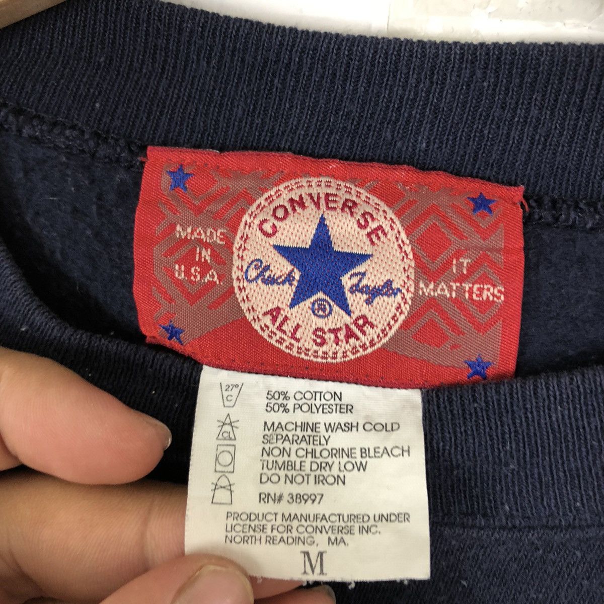 Converse ☄️RARE VINTAGE CONVERSE SWEATSHIRT BIG LOGO SHOES Size US M / EU 48-50 / 2 - 7 Thumbnail