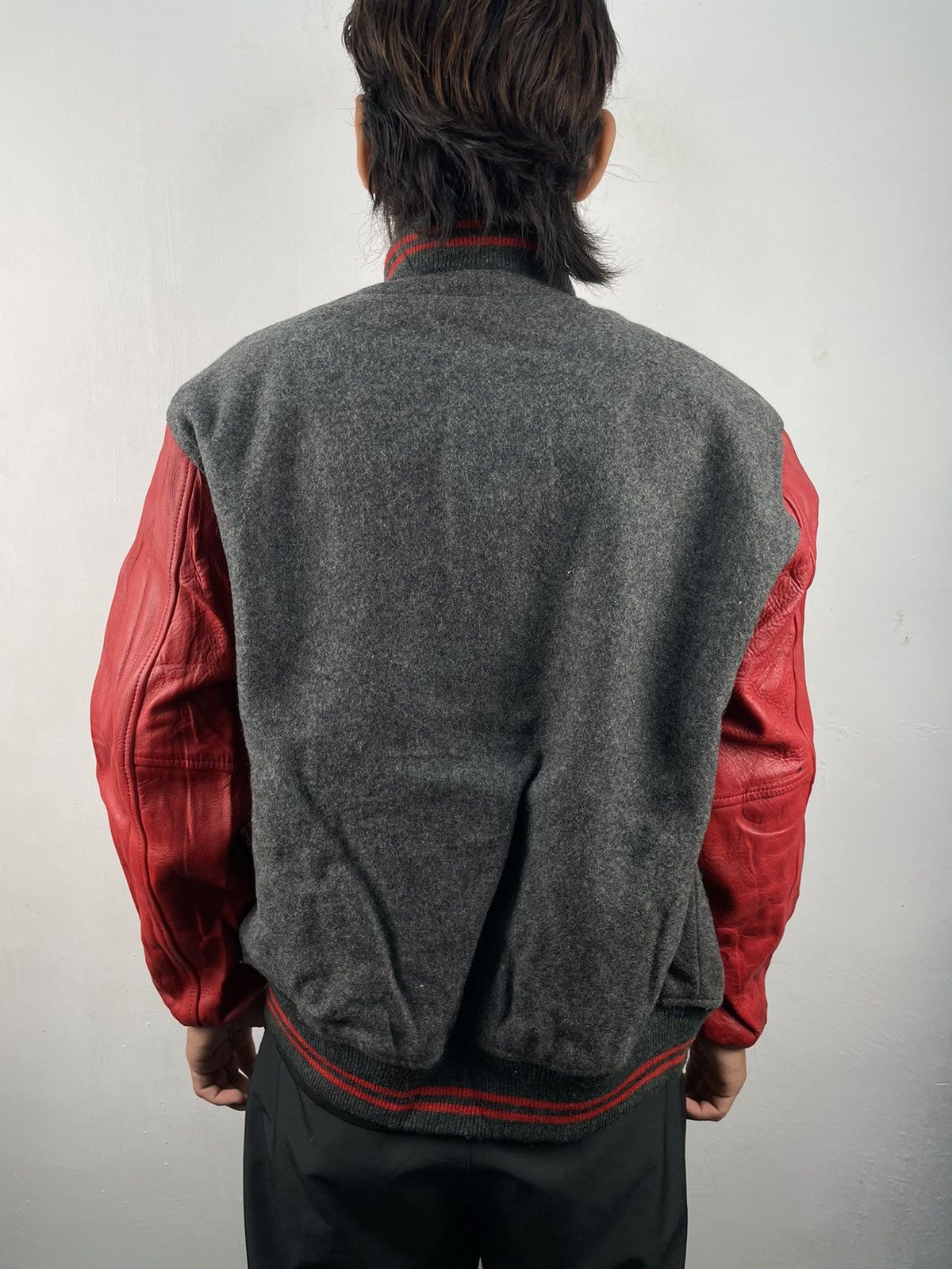 Macbeth Vintage Macbeth Leather Varsity Jacket Big Logo Size US L / EU 52-54 / 3 - 2 Thumbnail