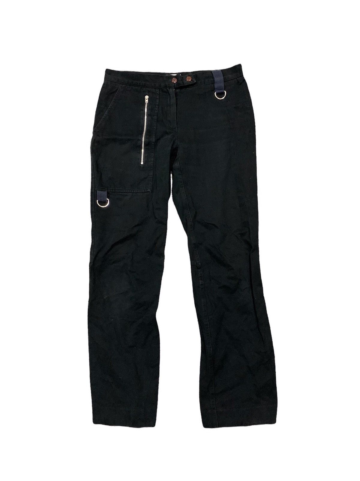 image of Christian Lacroix Punk Style Pants Made In France in Black, Men's (Size 28)