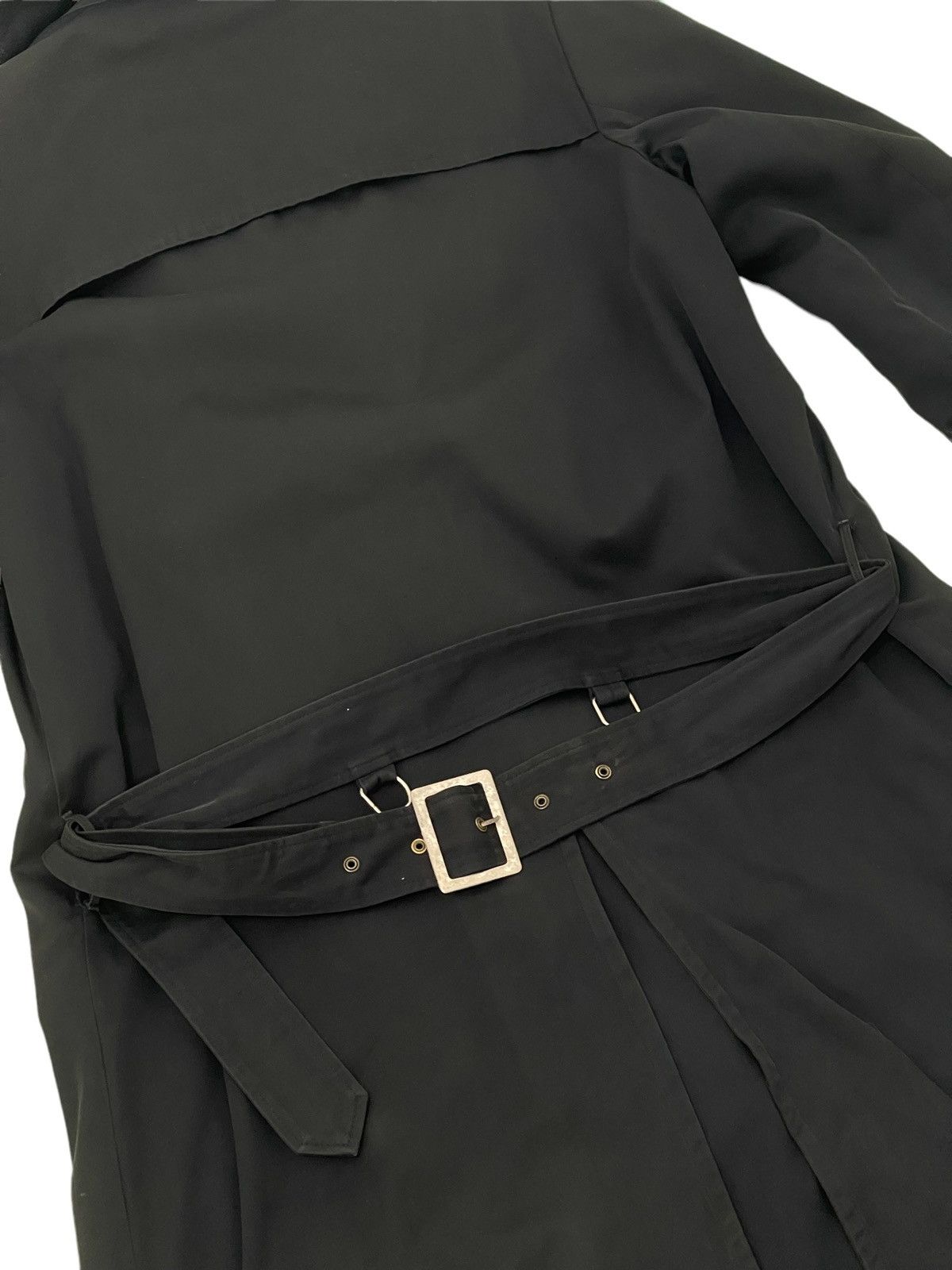 2004 SS Julius Trench Coat Slim Gothic Silk Blend 3🟩9