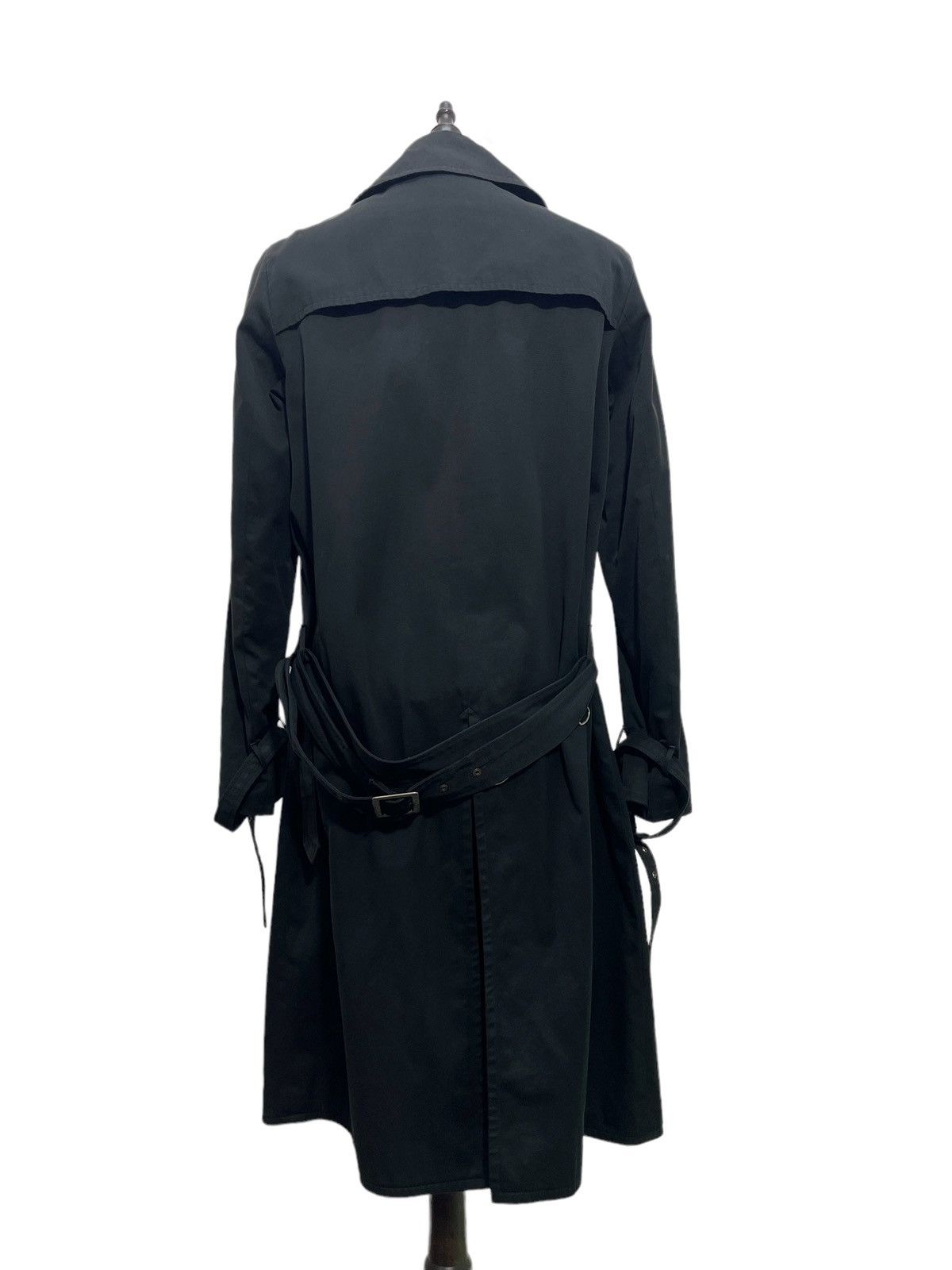 2004 SS Julius Trench Coat Slim Gothic Silk Blend 3🟩9