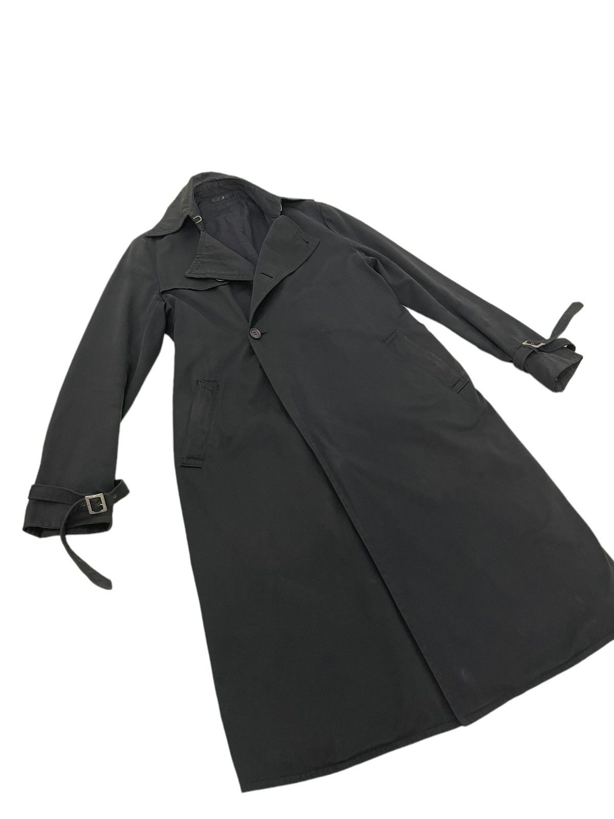 2004 SS Julius Trench Coat Slim Gothic Silk Blend 3🟩9