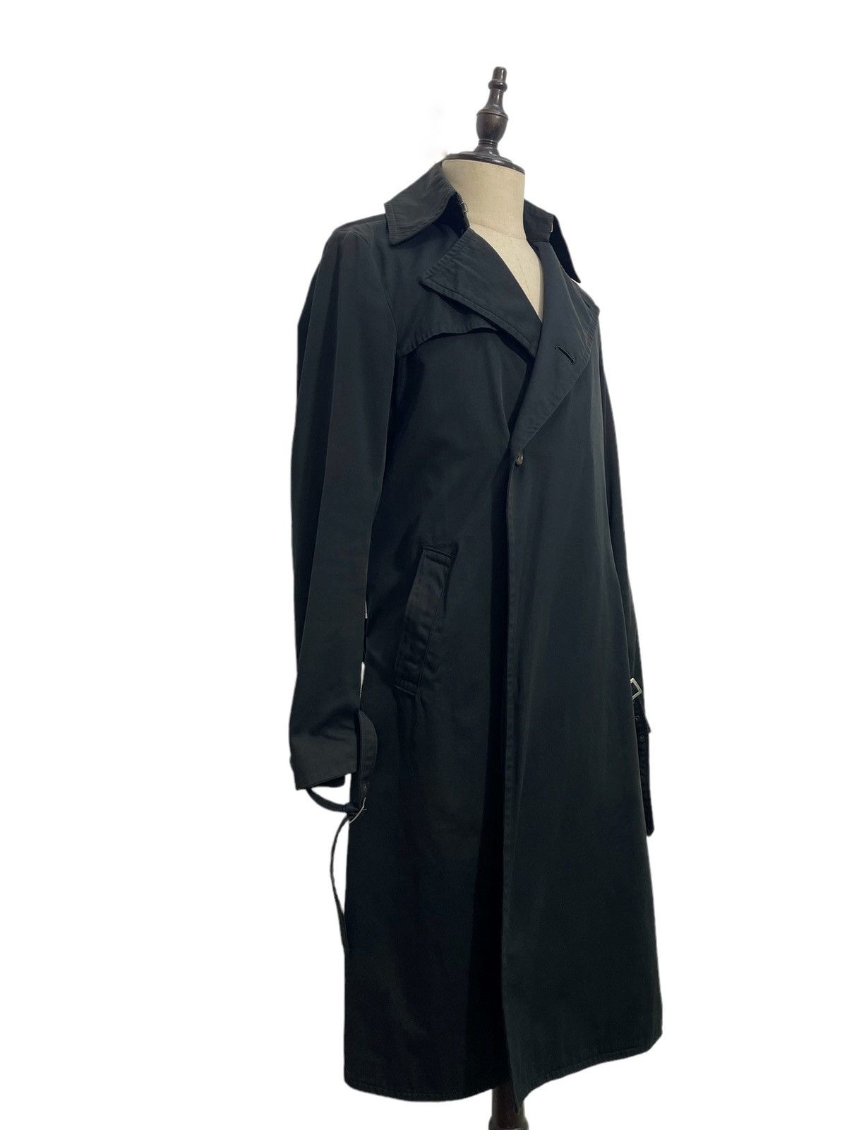 2004 SS Julius Trench Coat Slim Gothic Silk Blend 3🟩9