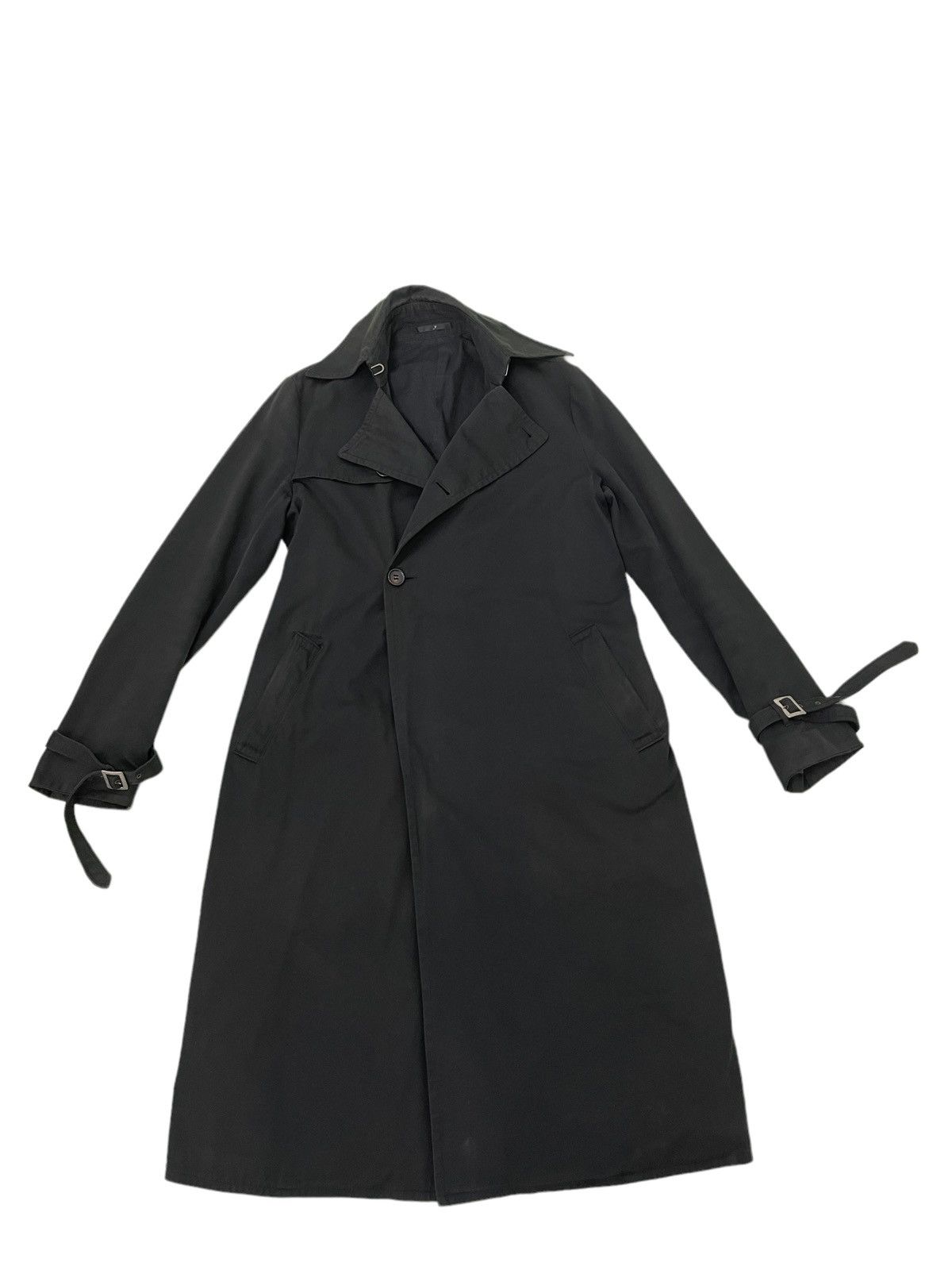 2004 SS Julius Trench Coat Slim Gothic Silk Blend 3🟩9