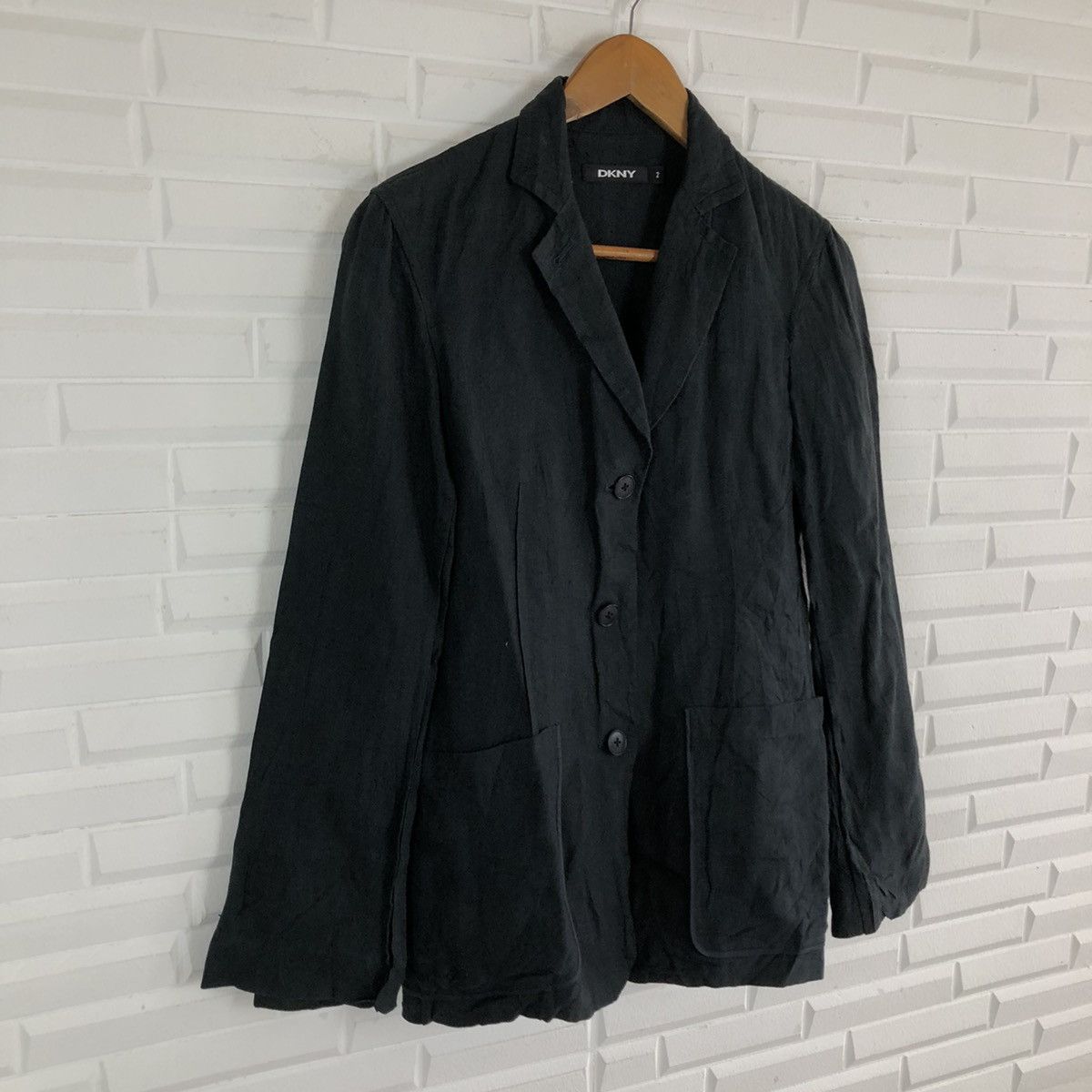 DKNY × Japanese Brand CROPPED JACKET DKNY ULTIMATE BLACK Size US M / EU 48-50 / 2 - 2 Thumbnail