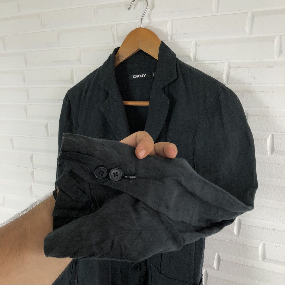 DKNY × Japanese Brand CROPPED JACKET DKNY ULTIMATE BLACK Size US M / EU 48-50 / 2 - 4 Thumbnail