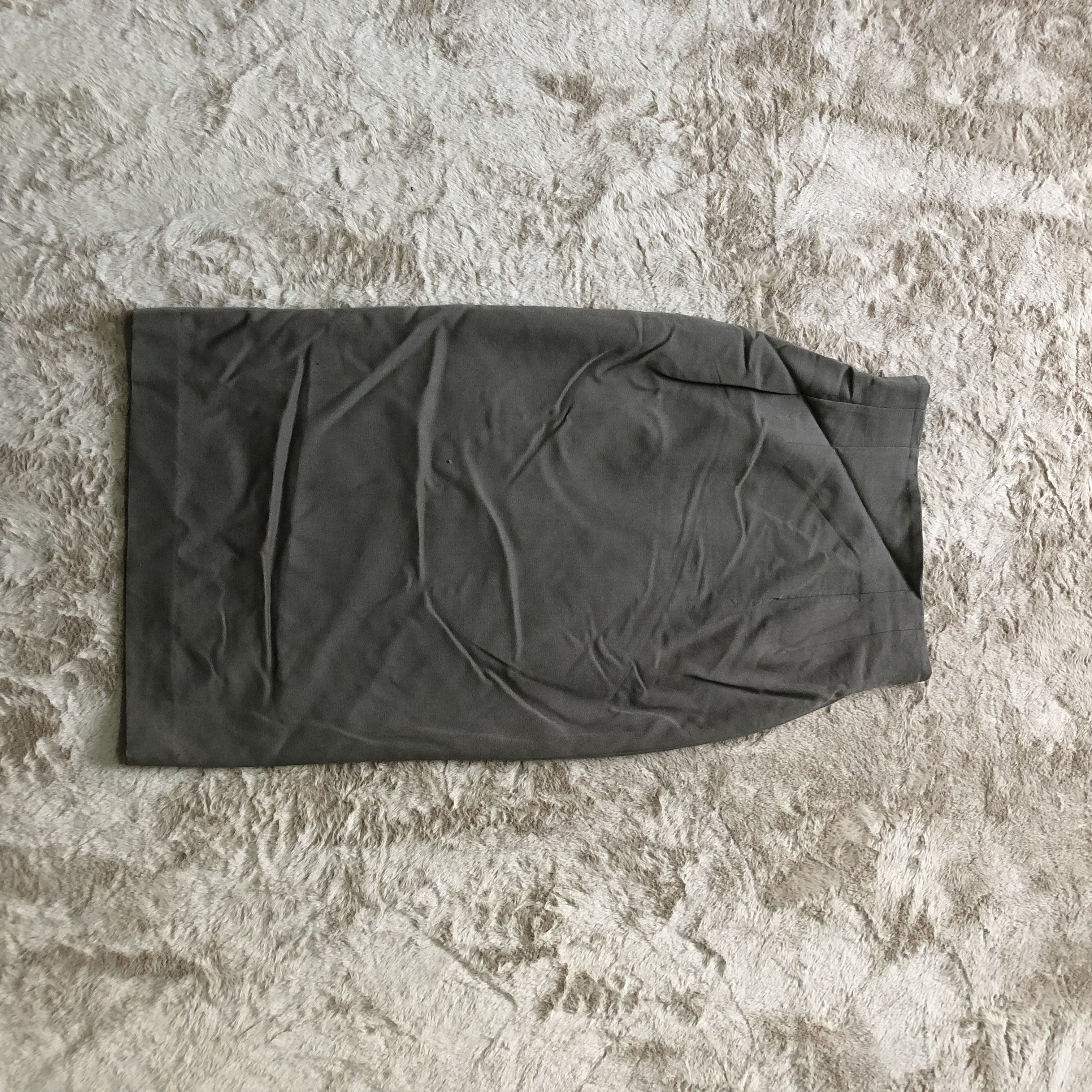 image of Norma Kamali Made In Japan Skirts 4295-149 in Grey, Women's (Size 26)