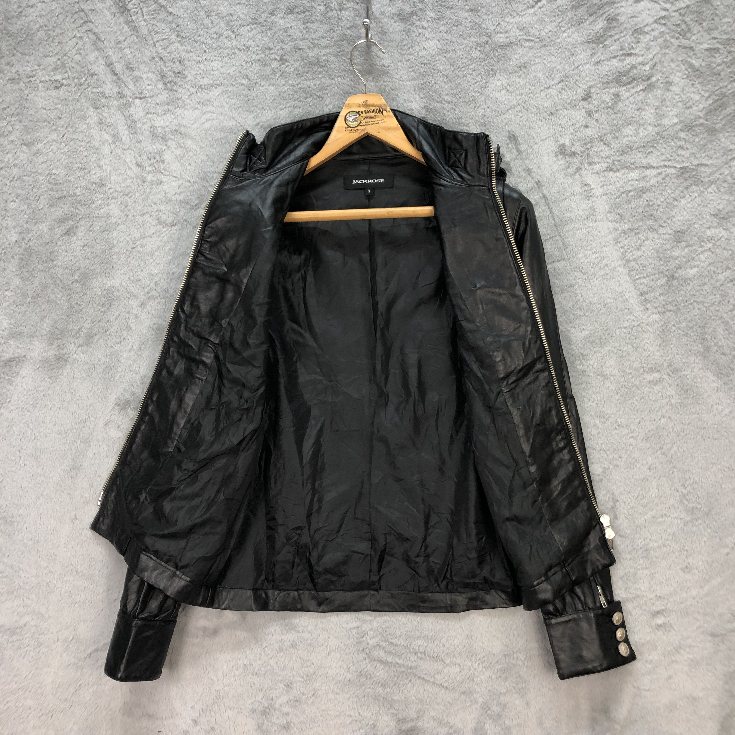 JACKROSE Detachable Sleeve Double Breast Zipper Vest Jacket 5674-201 Size M / US 6-8 / IT 42-44 - 7 Thumbnail