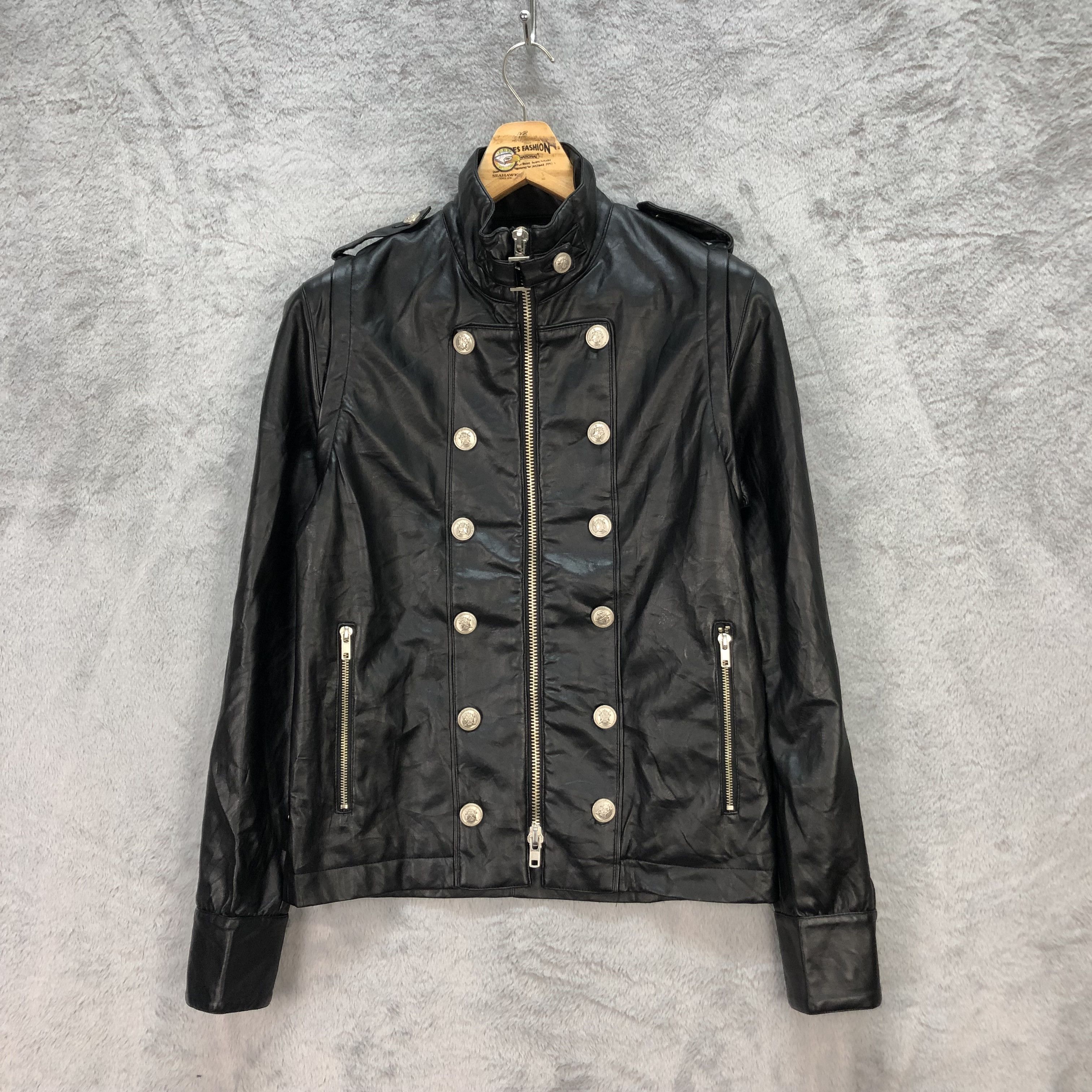 JACKROSE Detachable Sleeve Double Breast Zipper Vest Jacket 5674-201 Size M / US 6-8 / IT 42-44 - 1 Thumbnail