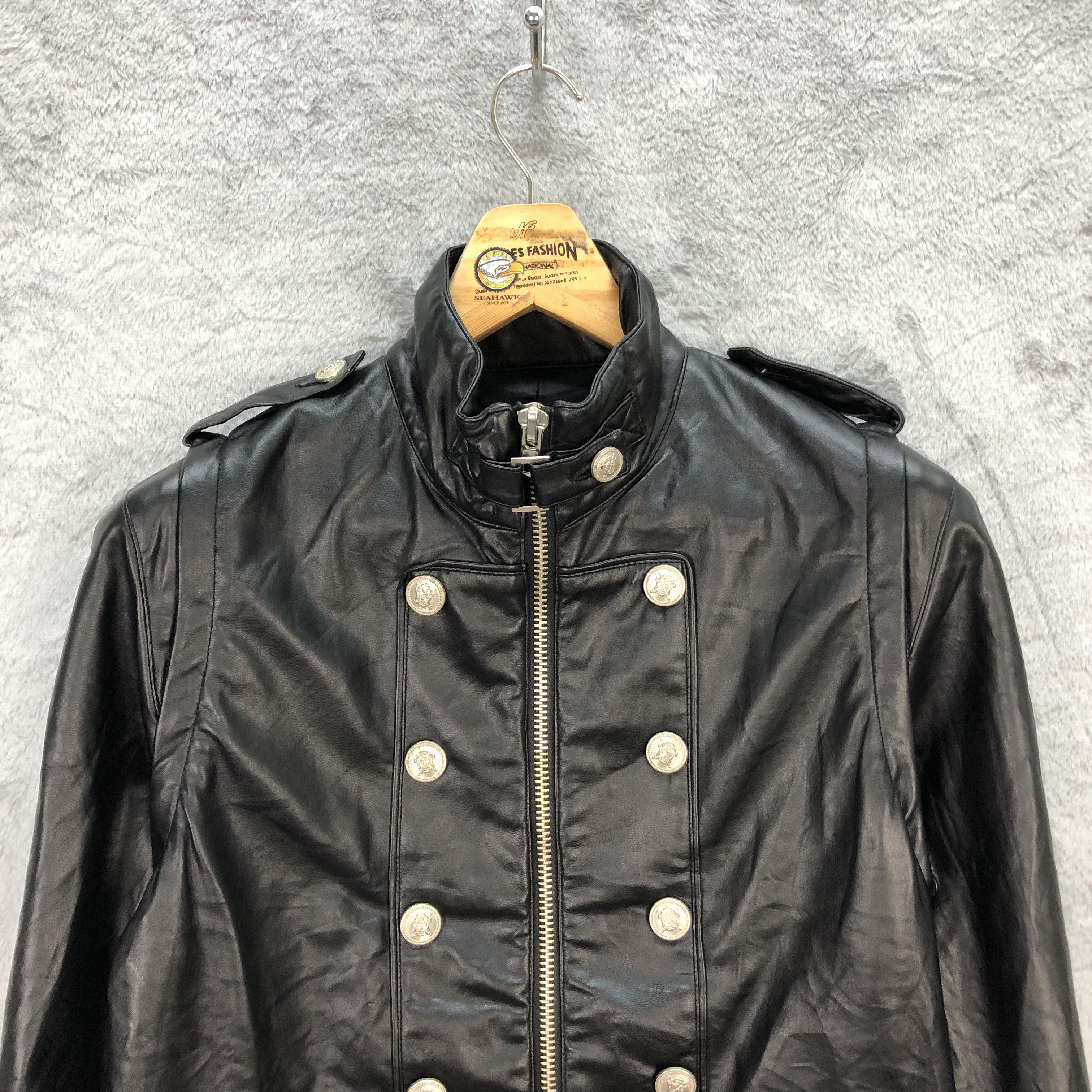JACKROSE Detachable Sleeve Double Breast Zipper Vest Jacket 5674-201 Size M / US 6-8 / IT 42-44 - 2 Thumbnail