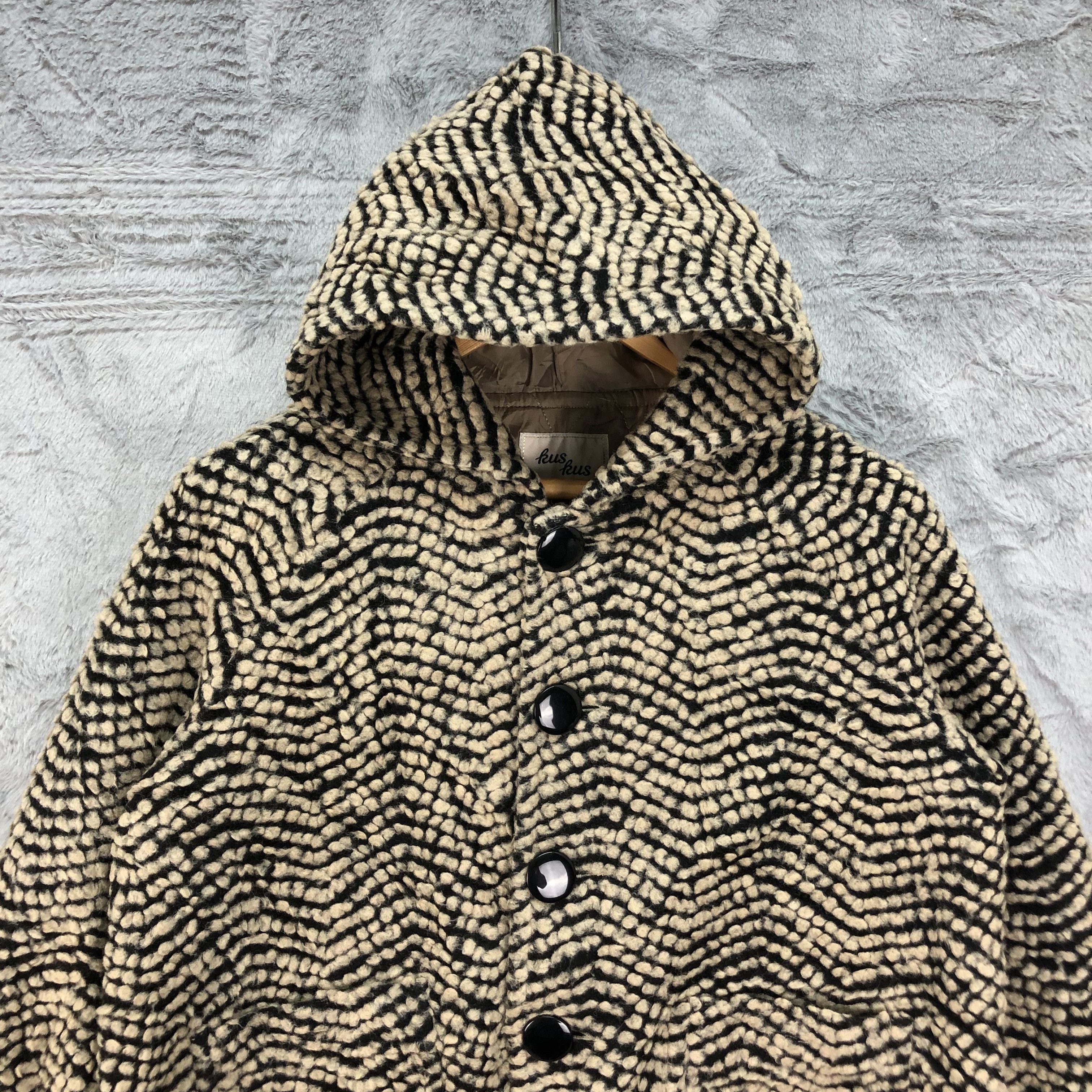 Japanese Brand RUS RUS NICE DESIGN HOODED JACKET #4585-160 Size M / US 6-8 / IT 42-44 - 2 Thumbnail