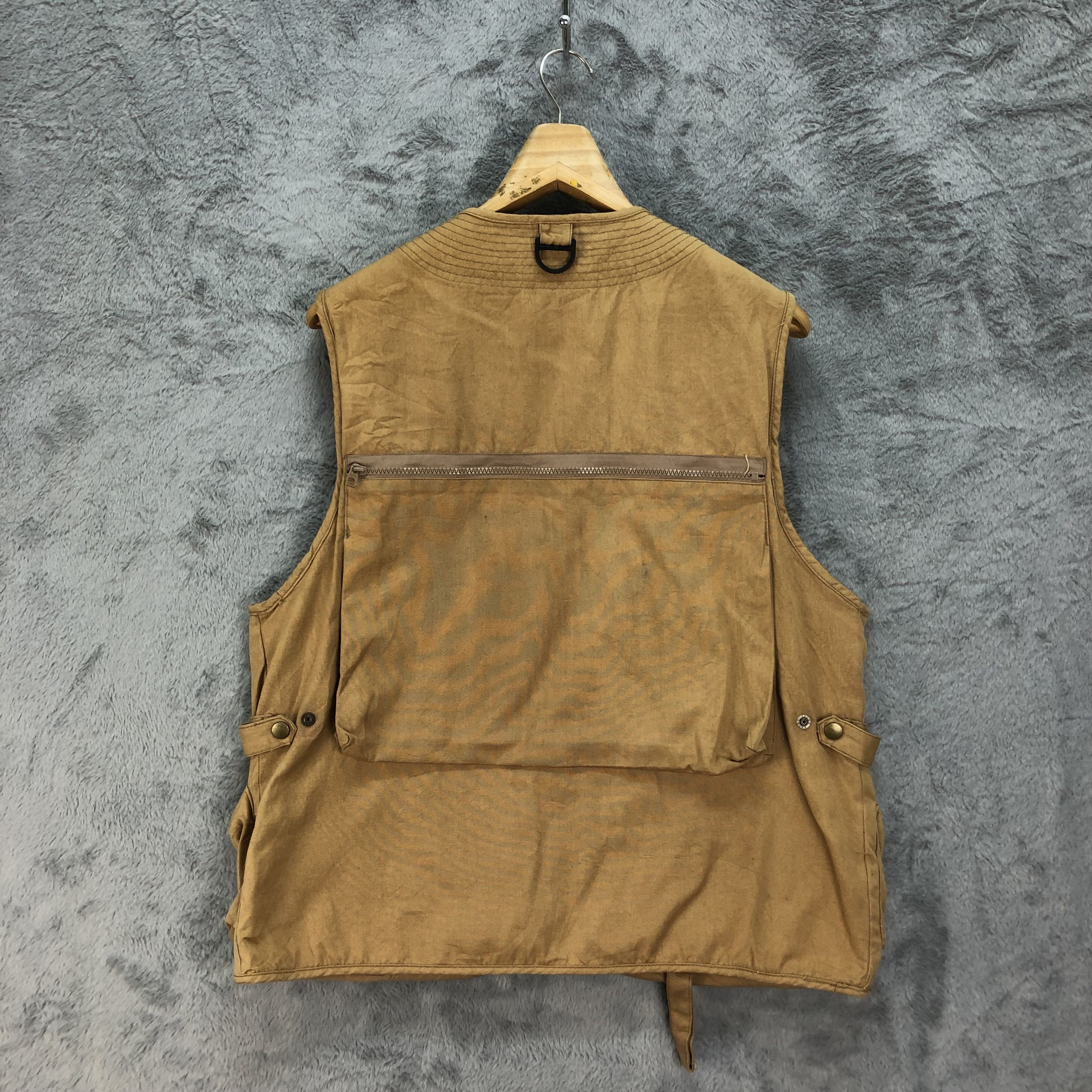 Japanese Brand FLYING TIGERS' Multipocket Brown Vest #4811-171 Size US M / EU 48-50 / 2 - 13 Thumbnail
