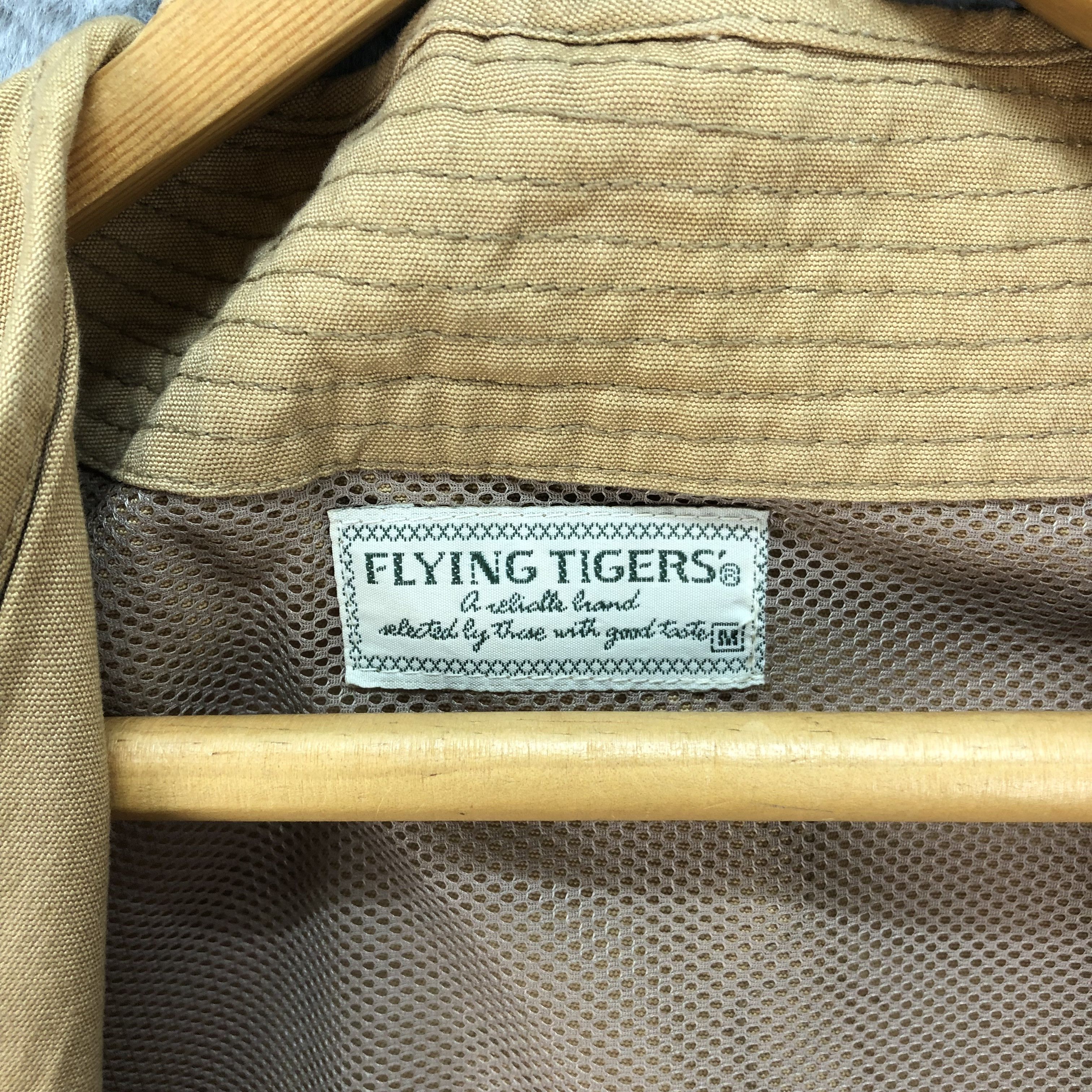 Japanese Brand FLYING TIGERS' Multipocket Brown Vest #4811-171 Size US M / EU 48-50 / 2 - 10 Thumbnail