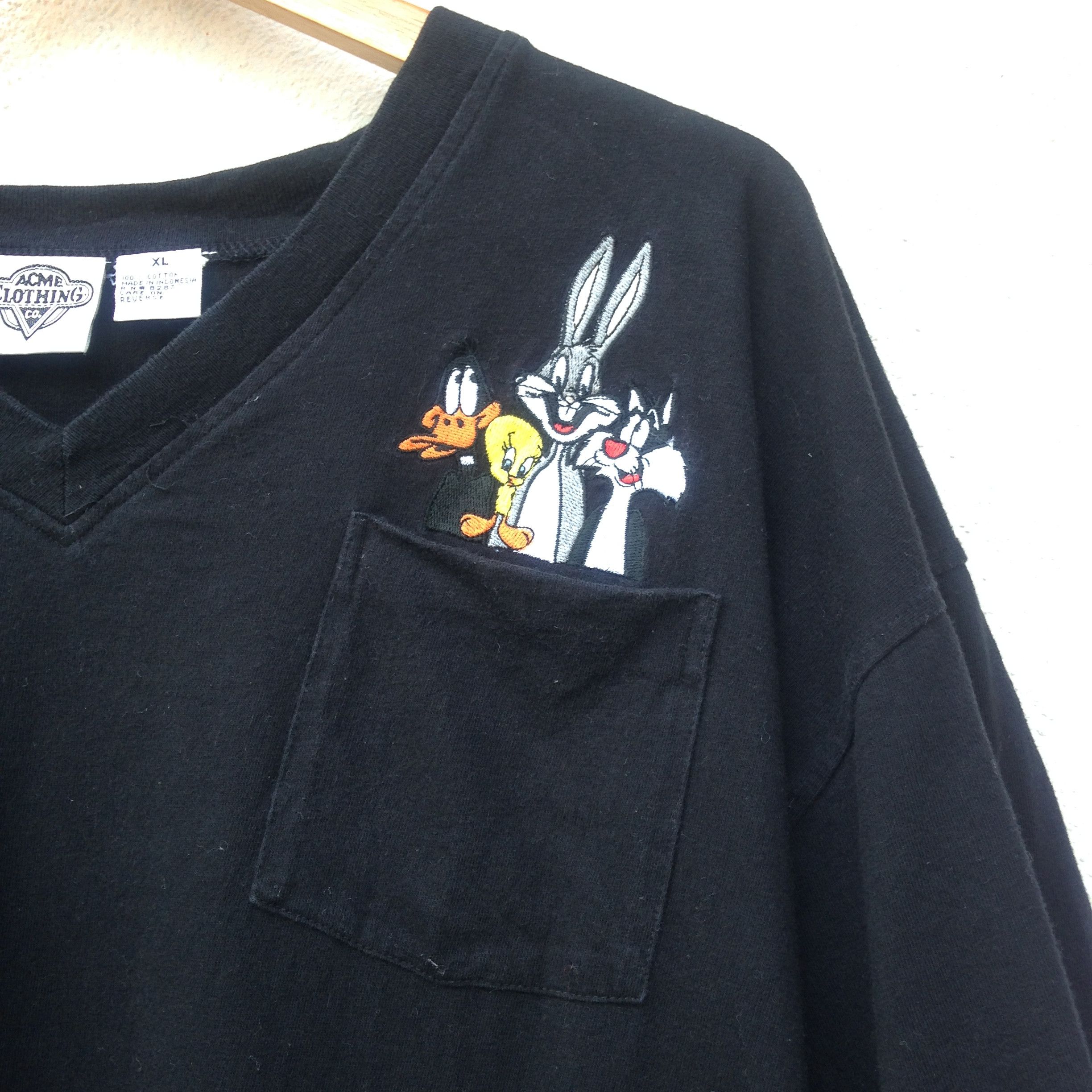 Acme Clothing × Cartoon Network × Warner Bros Acme Looney Tunes Bunny Embroidered Tee Size US XL / EU 56 / 4 - 3 Thumbnail