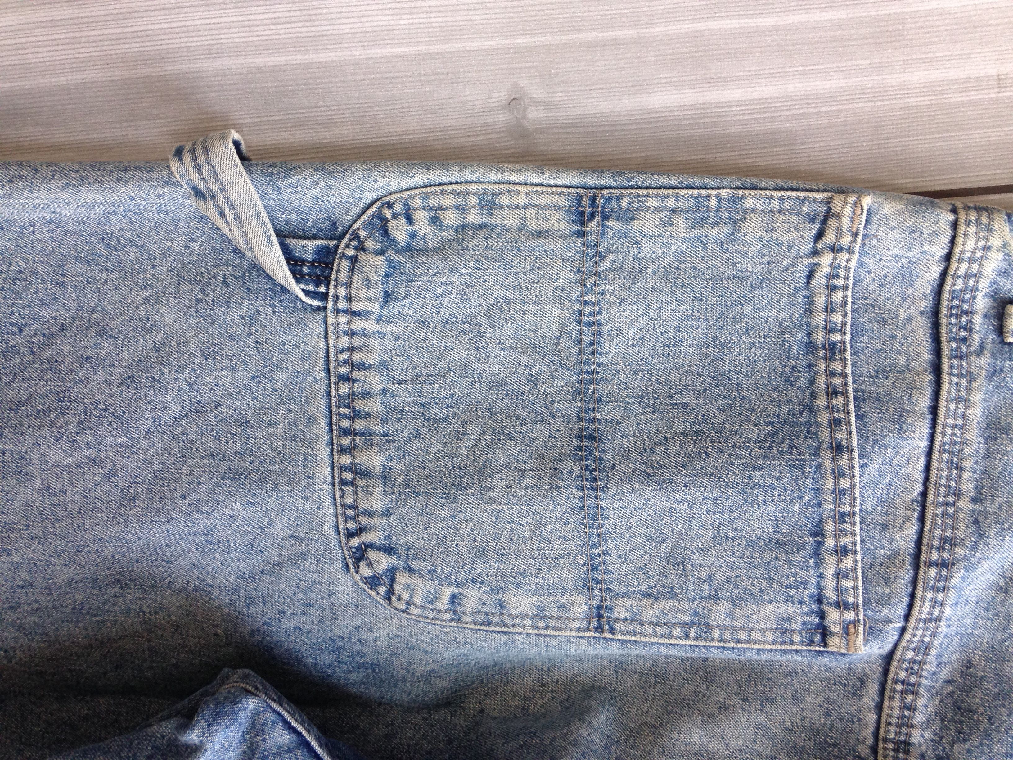 Vintage × Wrangler Vintage Wrangler Carpenter Cargo Acid Washed Denim Jeans Size US 34 / EU 50 - 7 Thumbnail